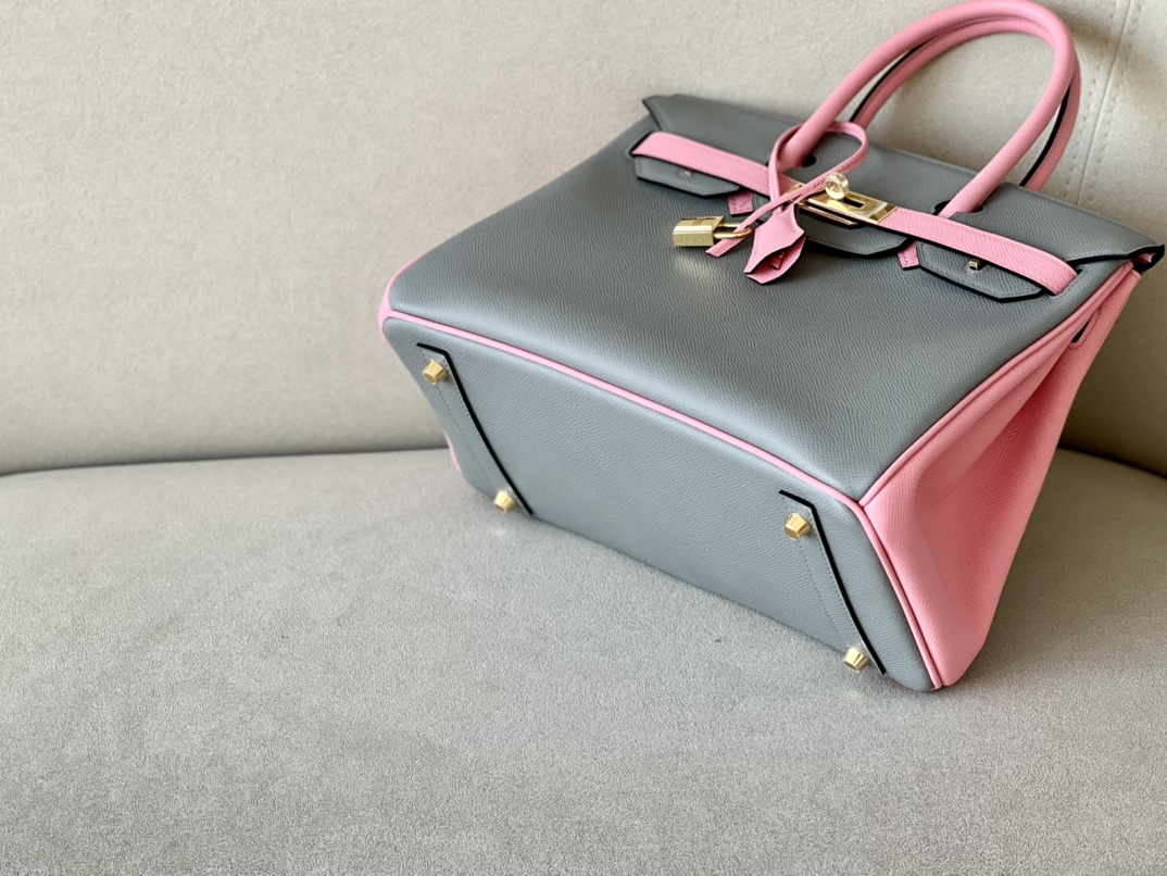 Hermes Birkin  Color block 25-35cm Espom