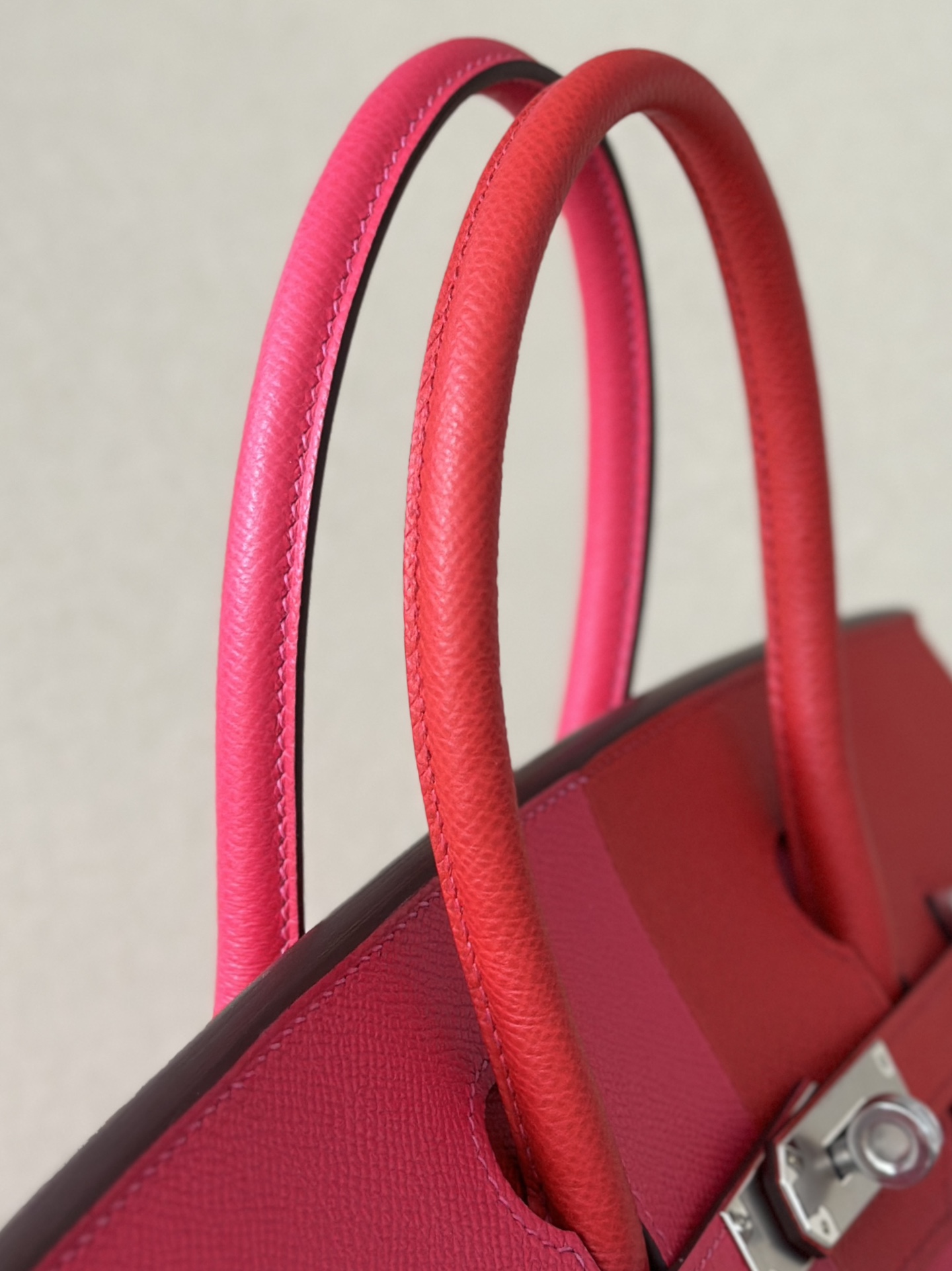 Hermes Birkin  Color blocking 25-35cm Espom