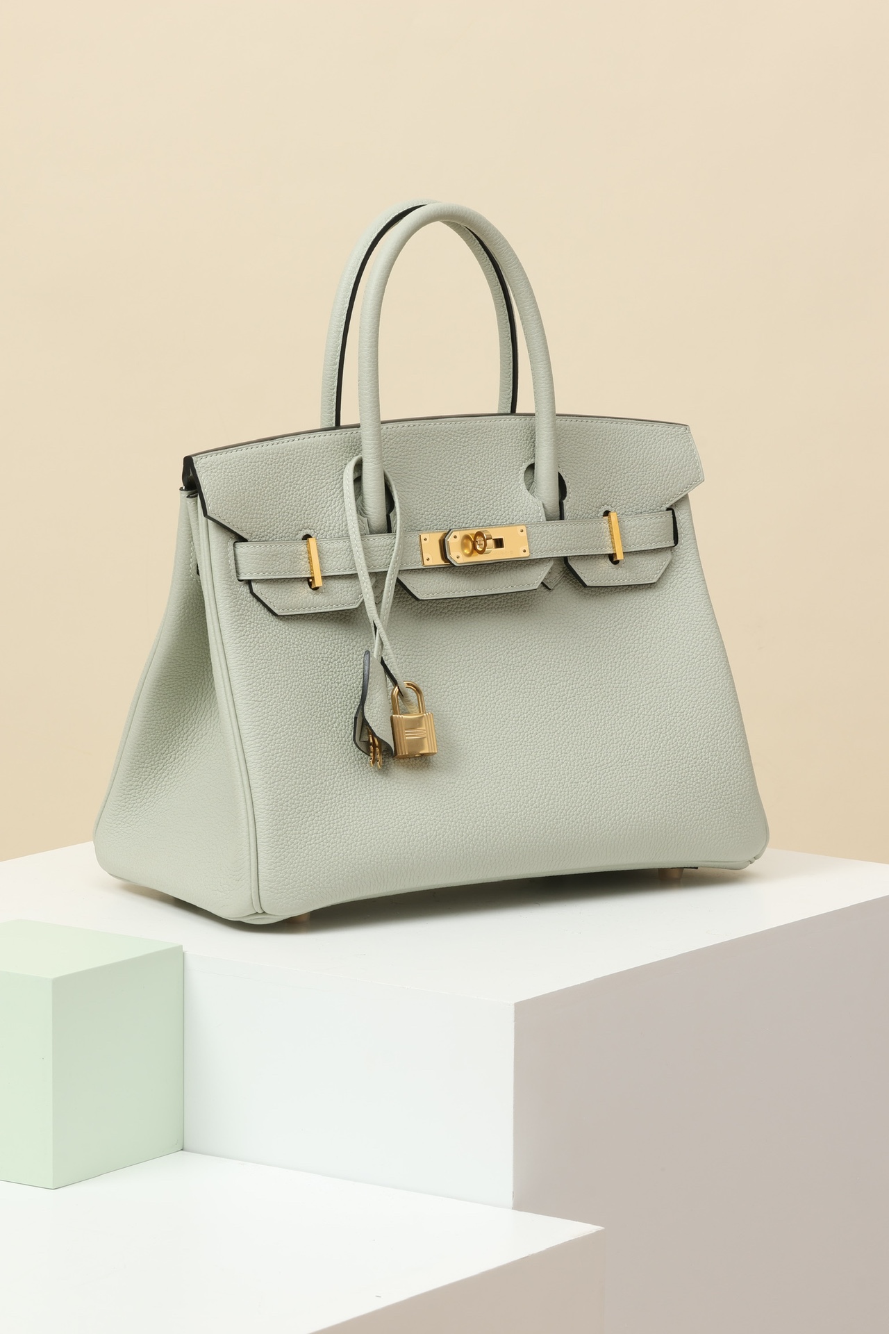 Hermes Birkin #0W Crystal Grey 25-35cm TOGO