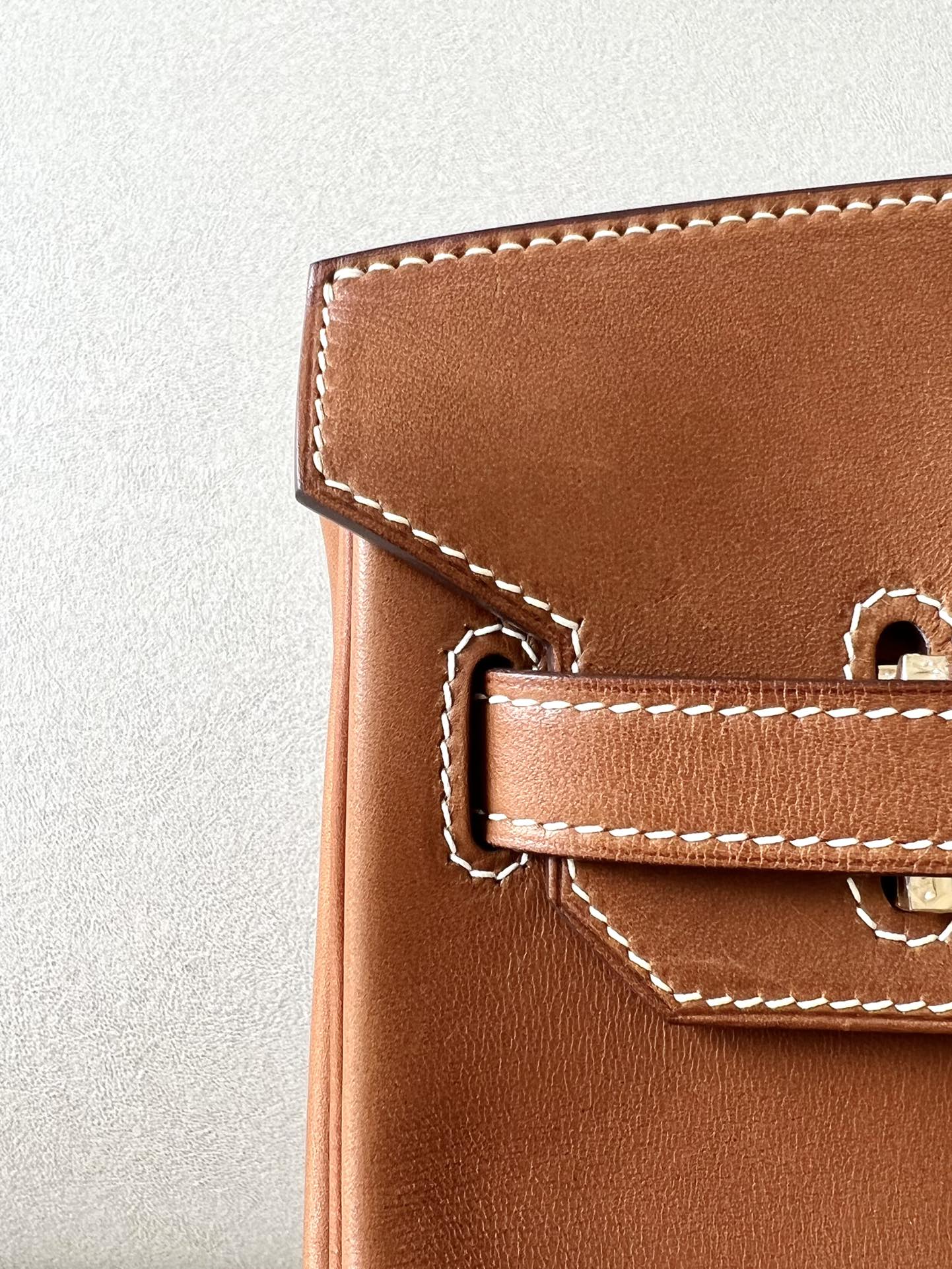 Hermes Birkin #37 Gold brown 25-35cm Barenia Faubourg