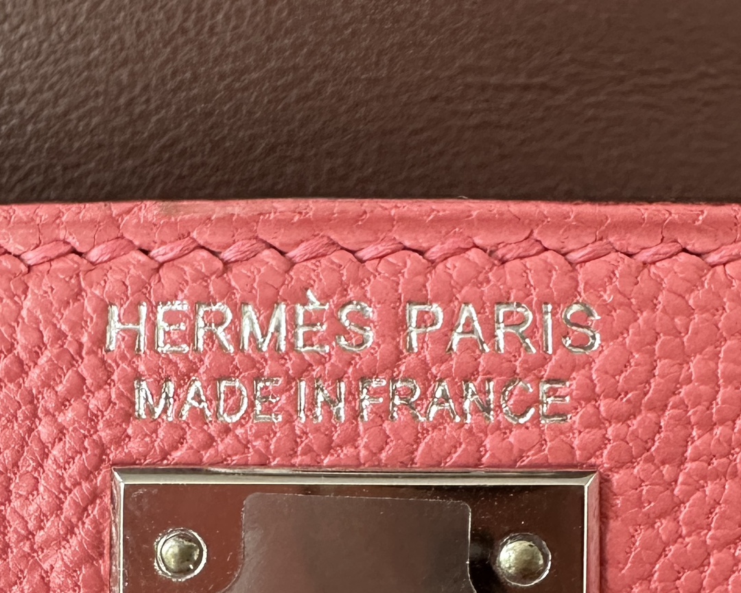 Hermes Mini Kelly  #U5 Rose Tyrien Goatskin