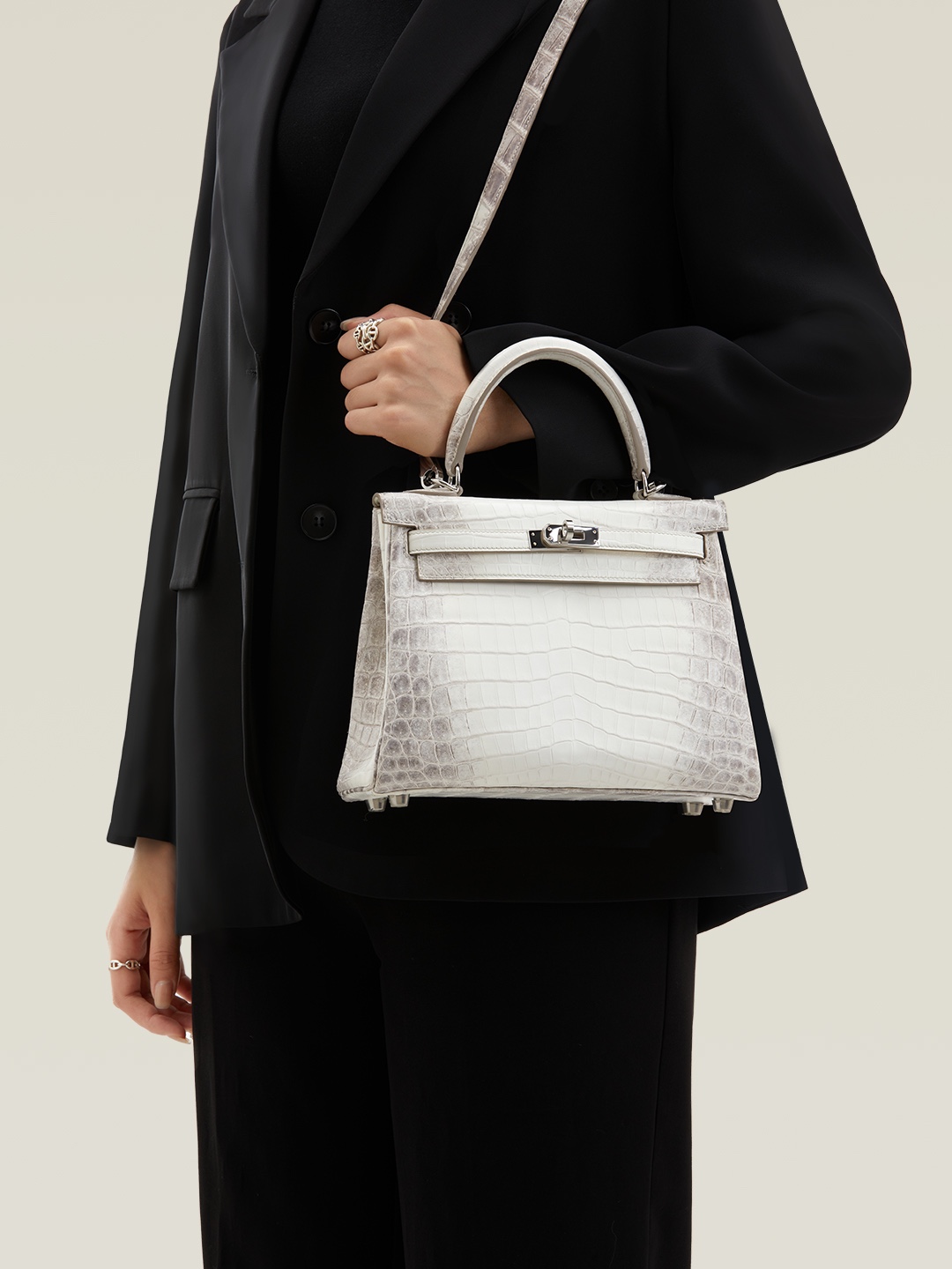 Crocodile skin Himalayan 25-28cm