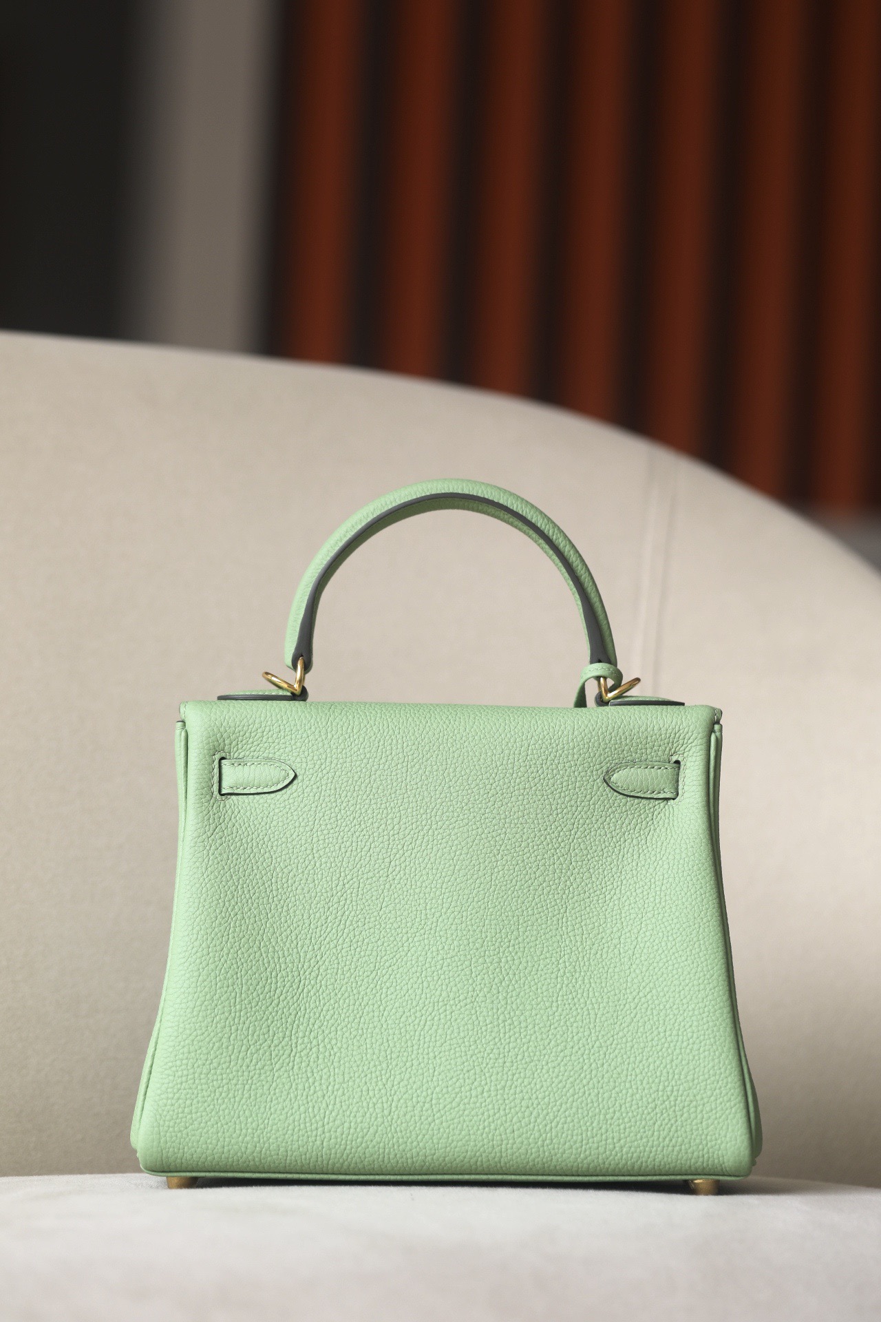 Hermes Kelly #3i Vert Criquet 25-32cm Togo