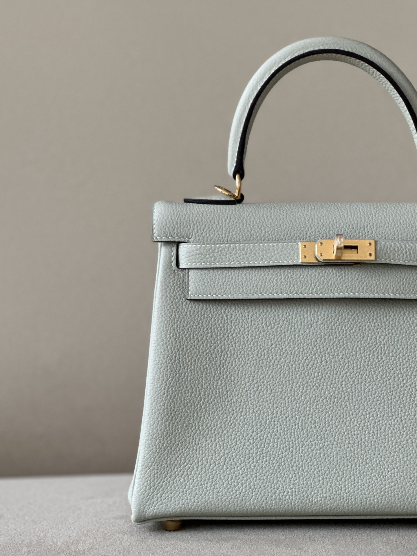 Hermes Kelly #0W Crystal Grey 25-32cm Togo
