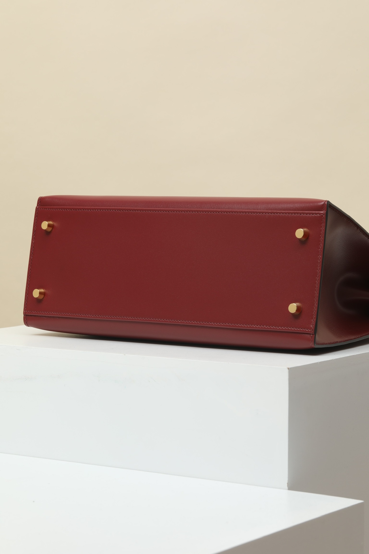 Hermes Kelly #55 Rouge H 25-28cm BOX Selier