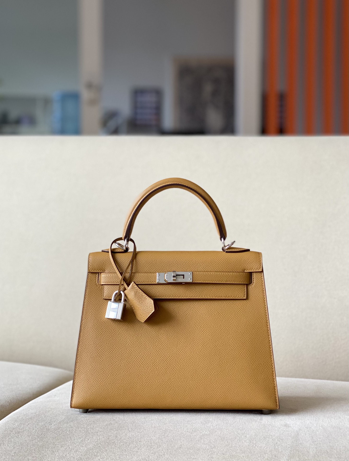 Hermes Kelly #2s Sesame 25-28cm Epsom Sellier