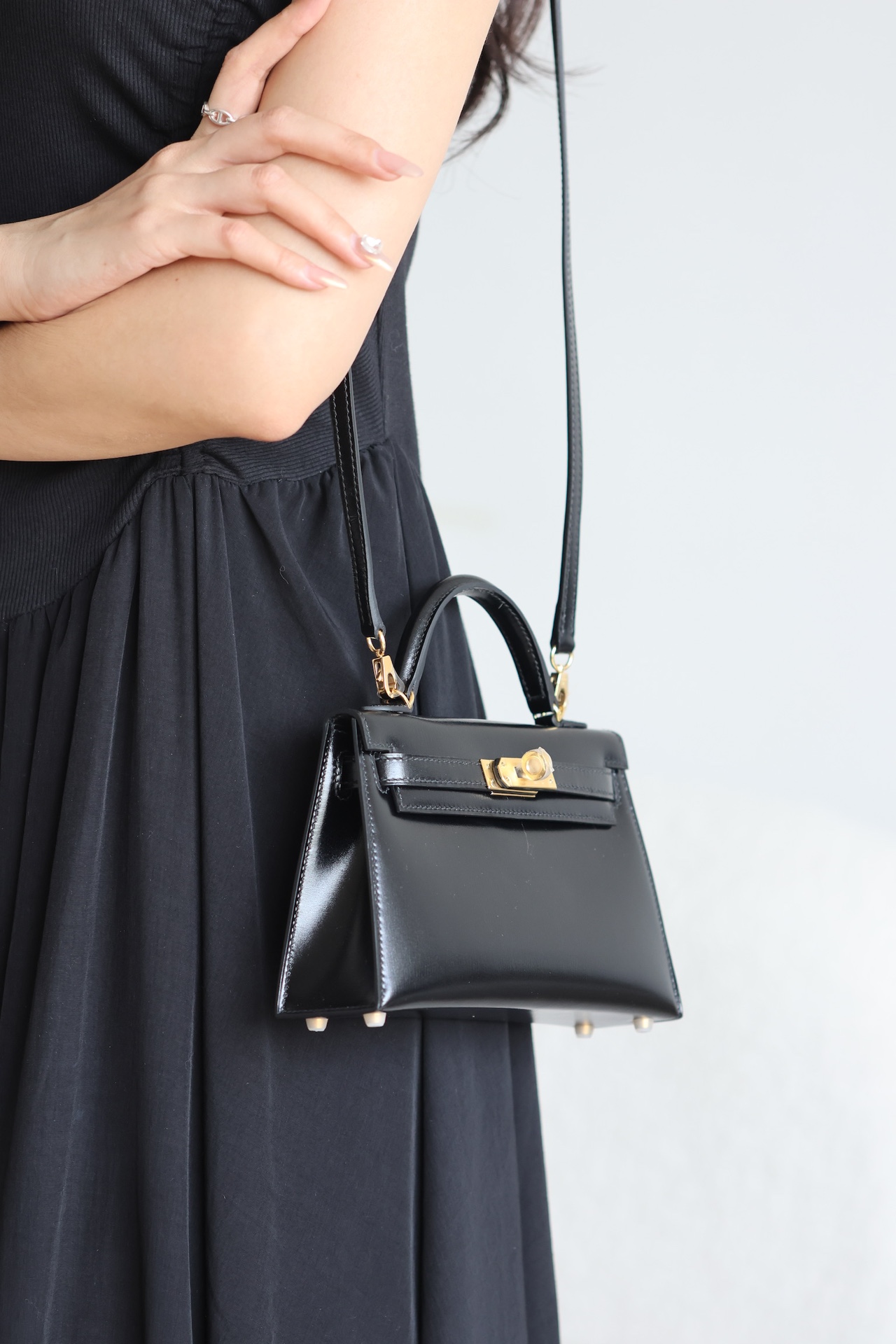 Hermes Mini kelly #89 Nolr  BOX