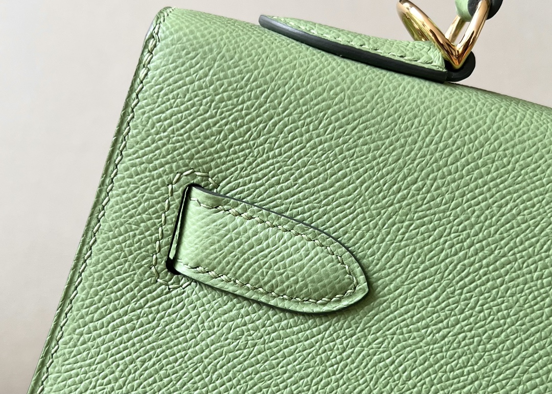 Hermes Kelly #31 Vert Criquet 25-28cm Epsom Sellier