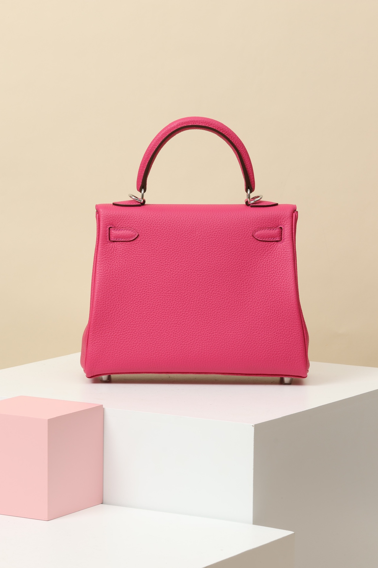 Hermes Kelly #E5 Rose tyrien 25-32cm Togo