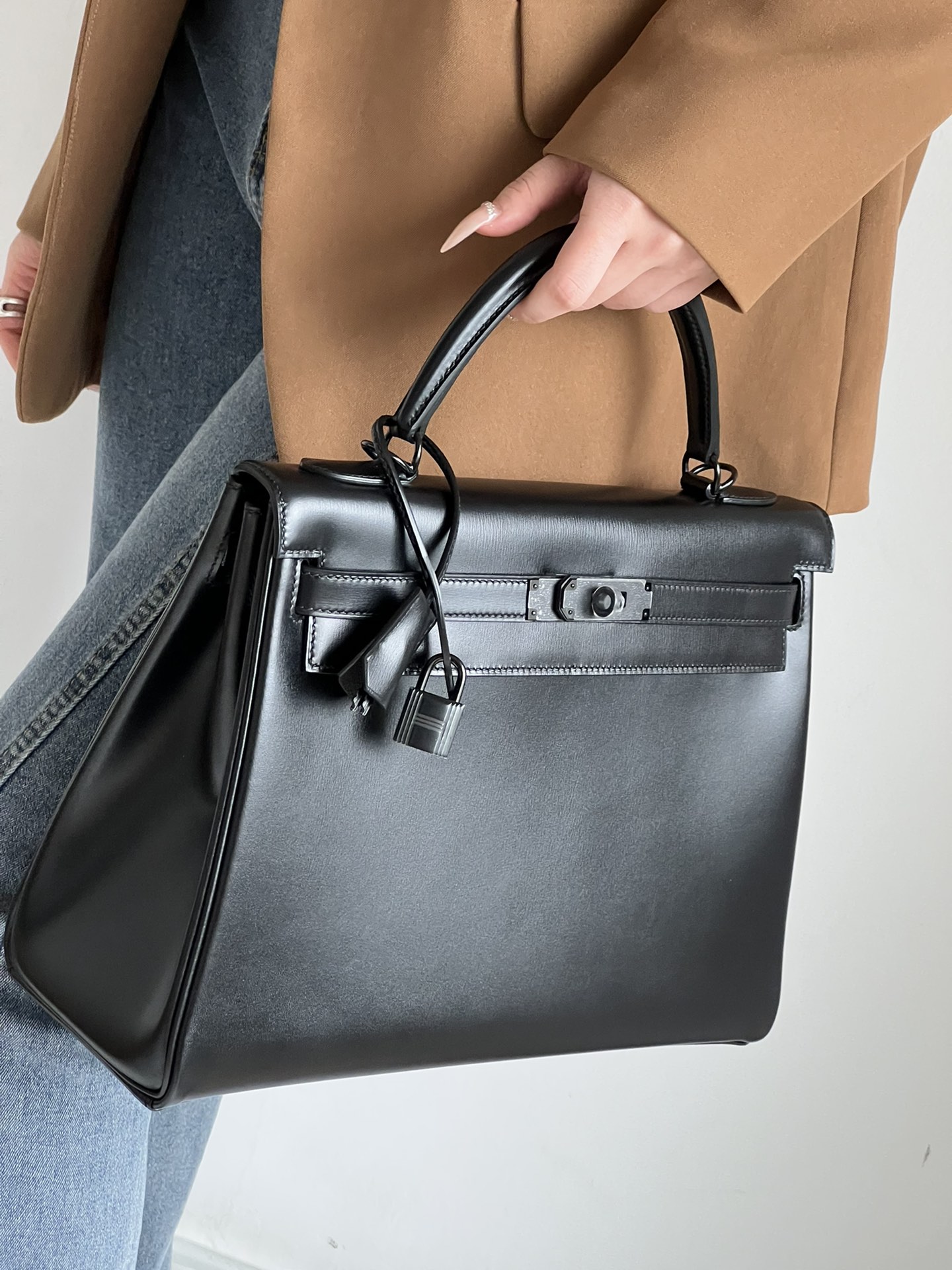 Hermes Kelly #89 Nolr 25-28cm BOX