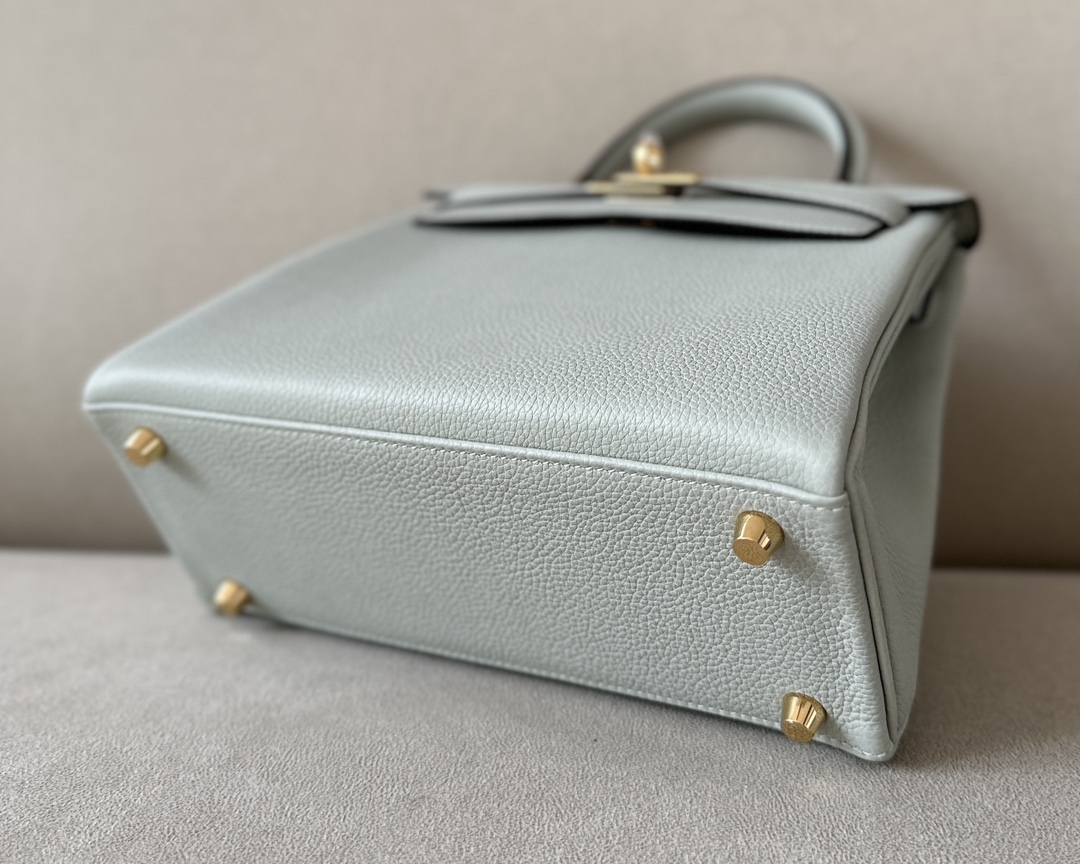 Hermes Kelly #0W Crystal Grey 25-32cm Togo