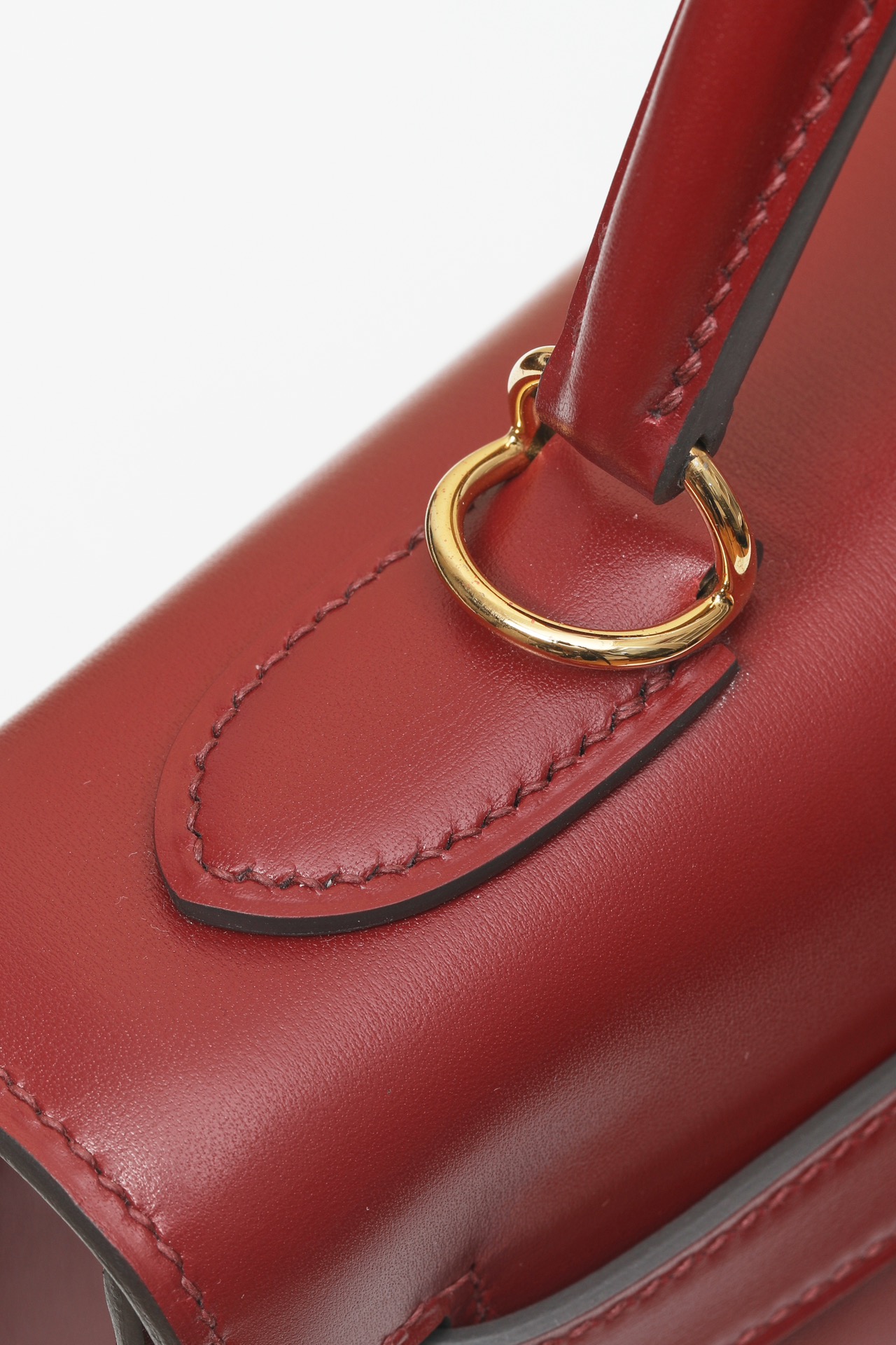 Hermes Kelly #55 Rouge H 25-28cm BOX Selier