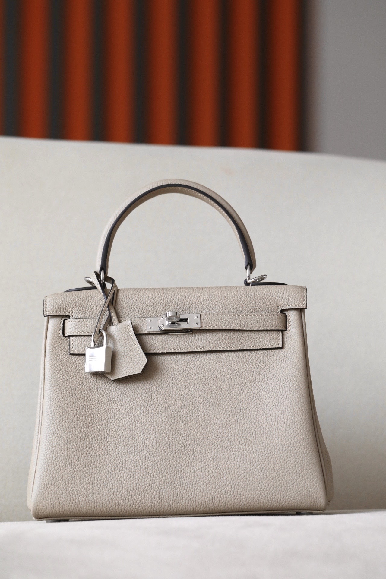 Hermes Kelly #81 Rris Tourterelle  25-32cm Togo