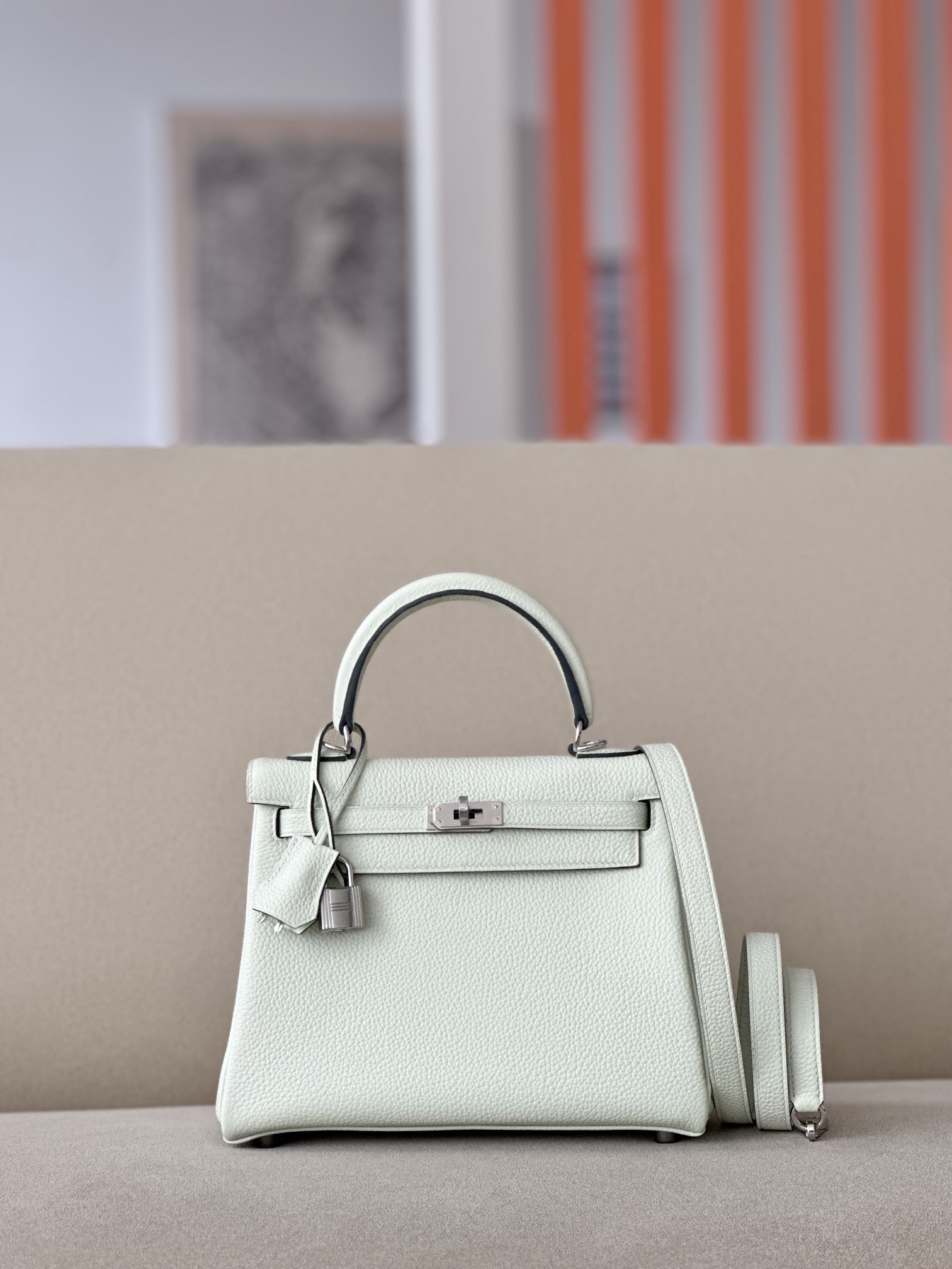 Hermes Kelly #0S Vert Fizz 25-28cm Togo