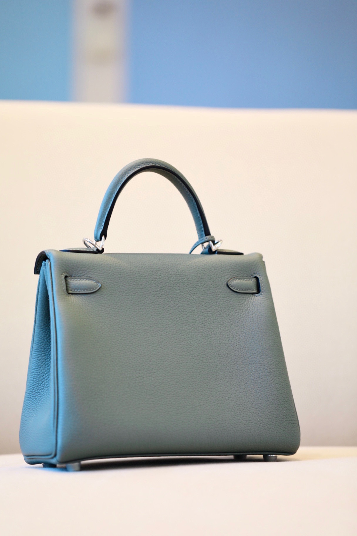 Hermes Kelly #63 Vert amande  25-32cm Togo
