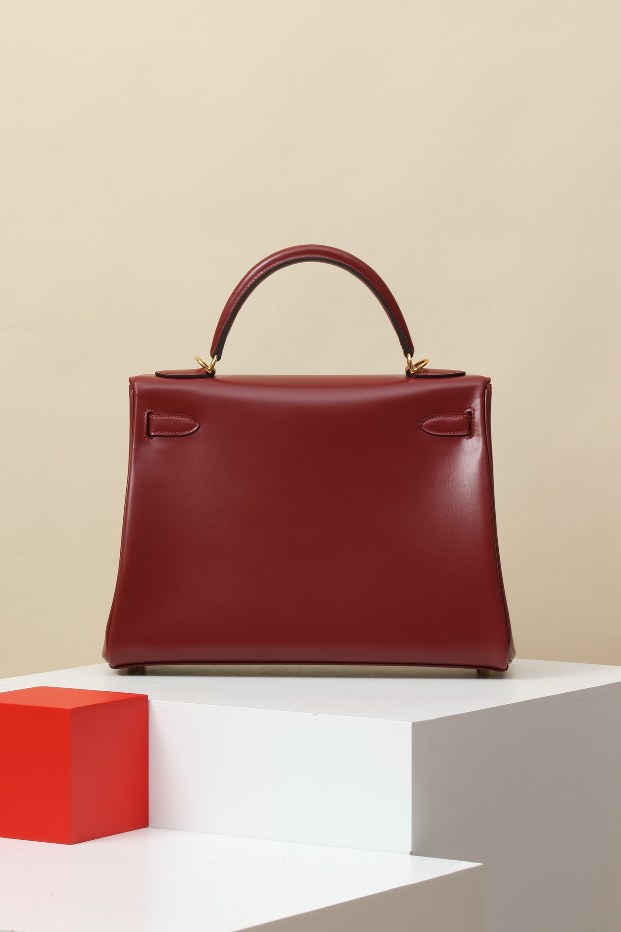 Hermes Kelly #55 Rouge H 25-28cm BOX