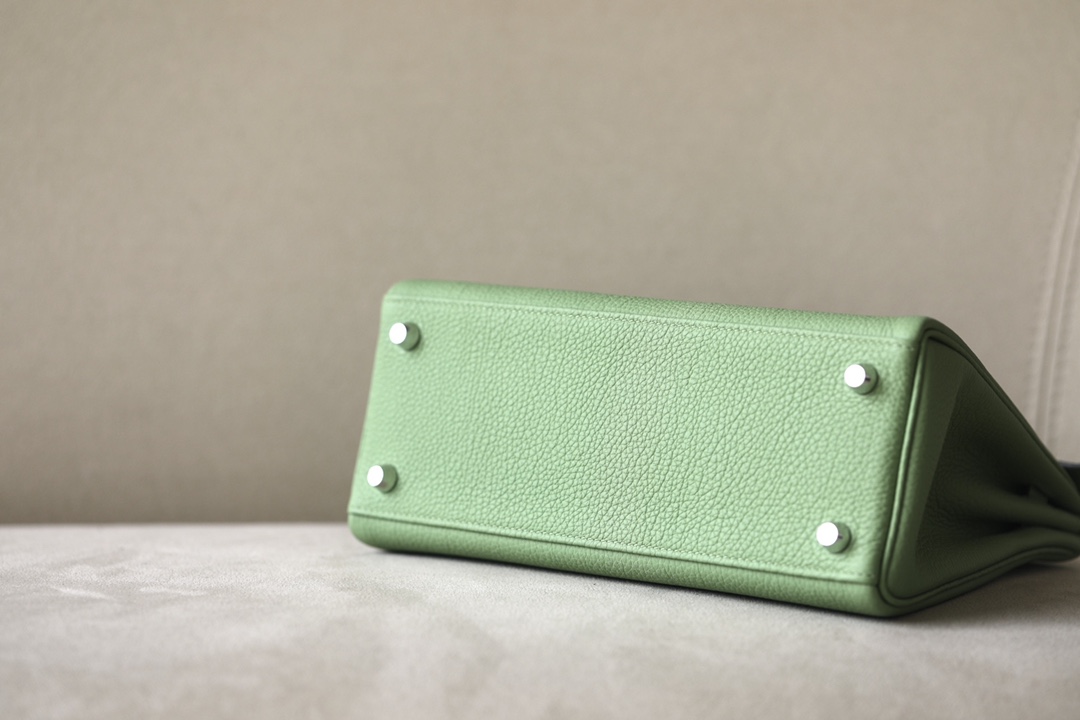 Hermes Kelly #3i Vert Criquet 25-32cm Togo