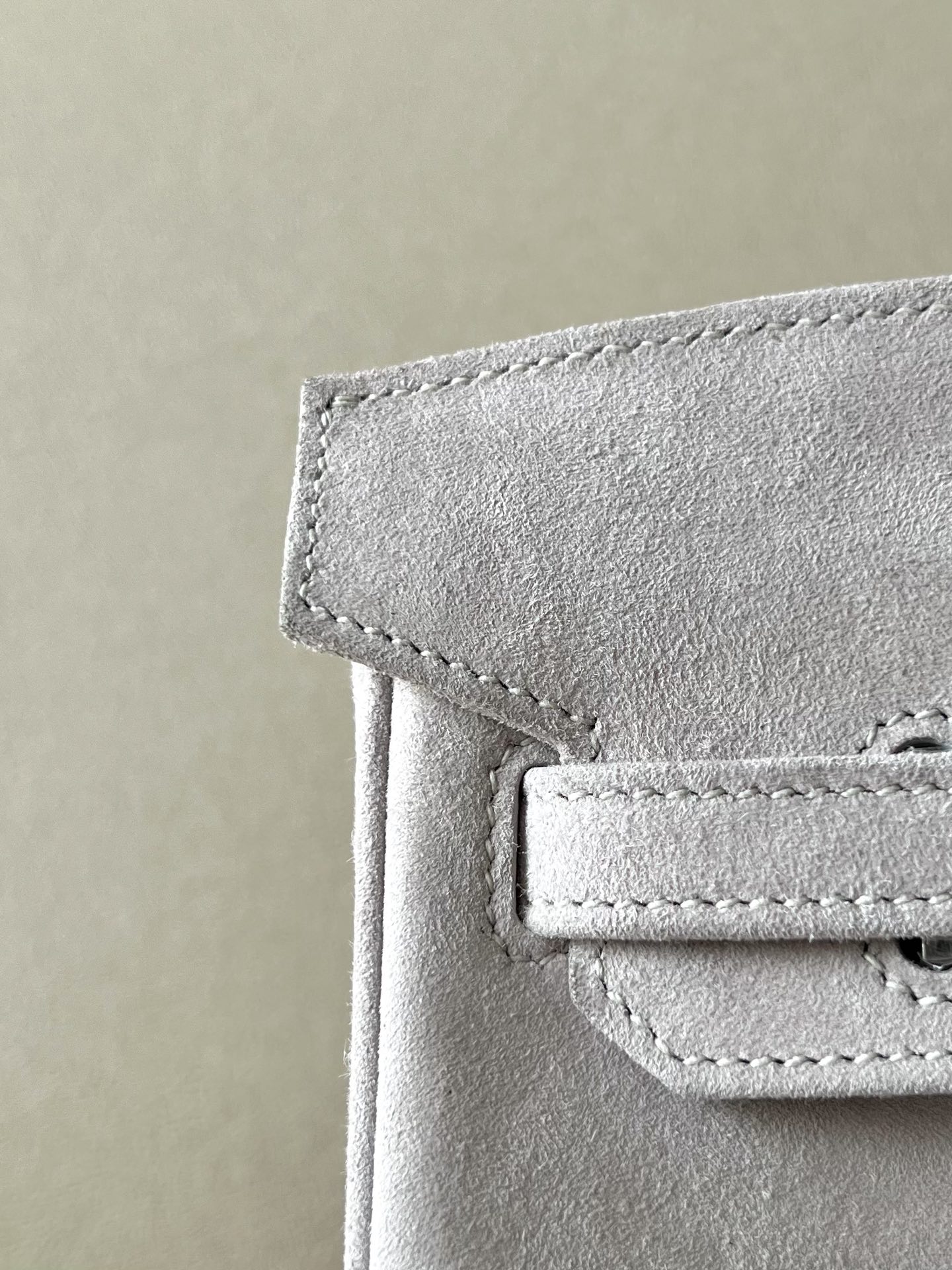 Hermes Birkin #80 Gris perple 25-35cm Doblie Suede