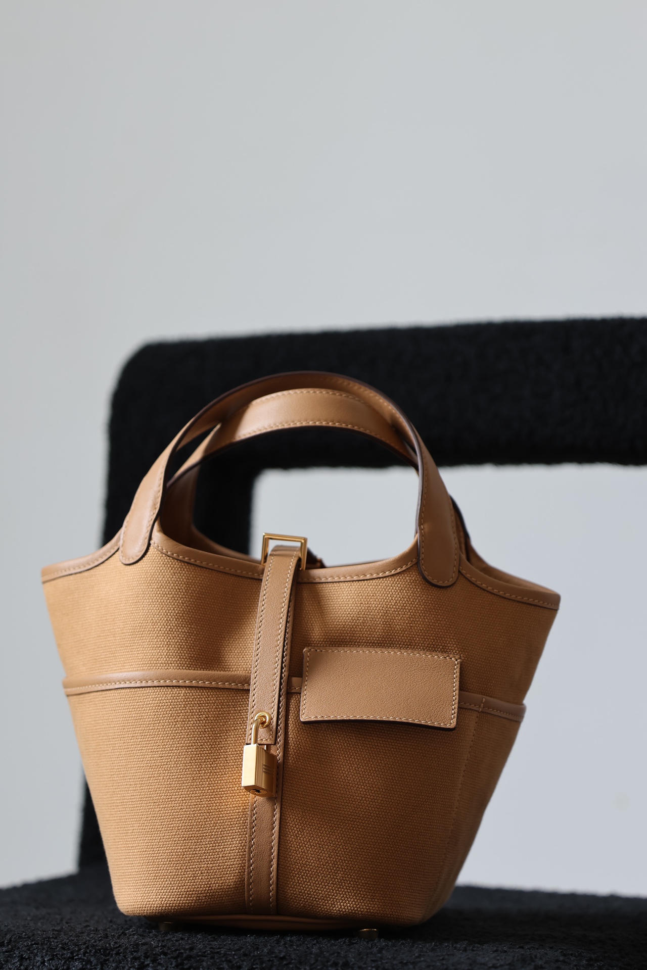 Hermes Picotin #0M Chai18-22cm Canvas