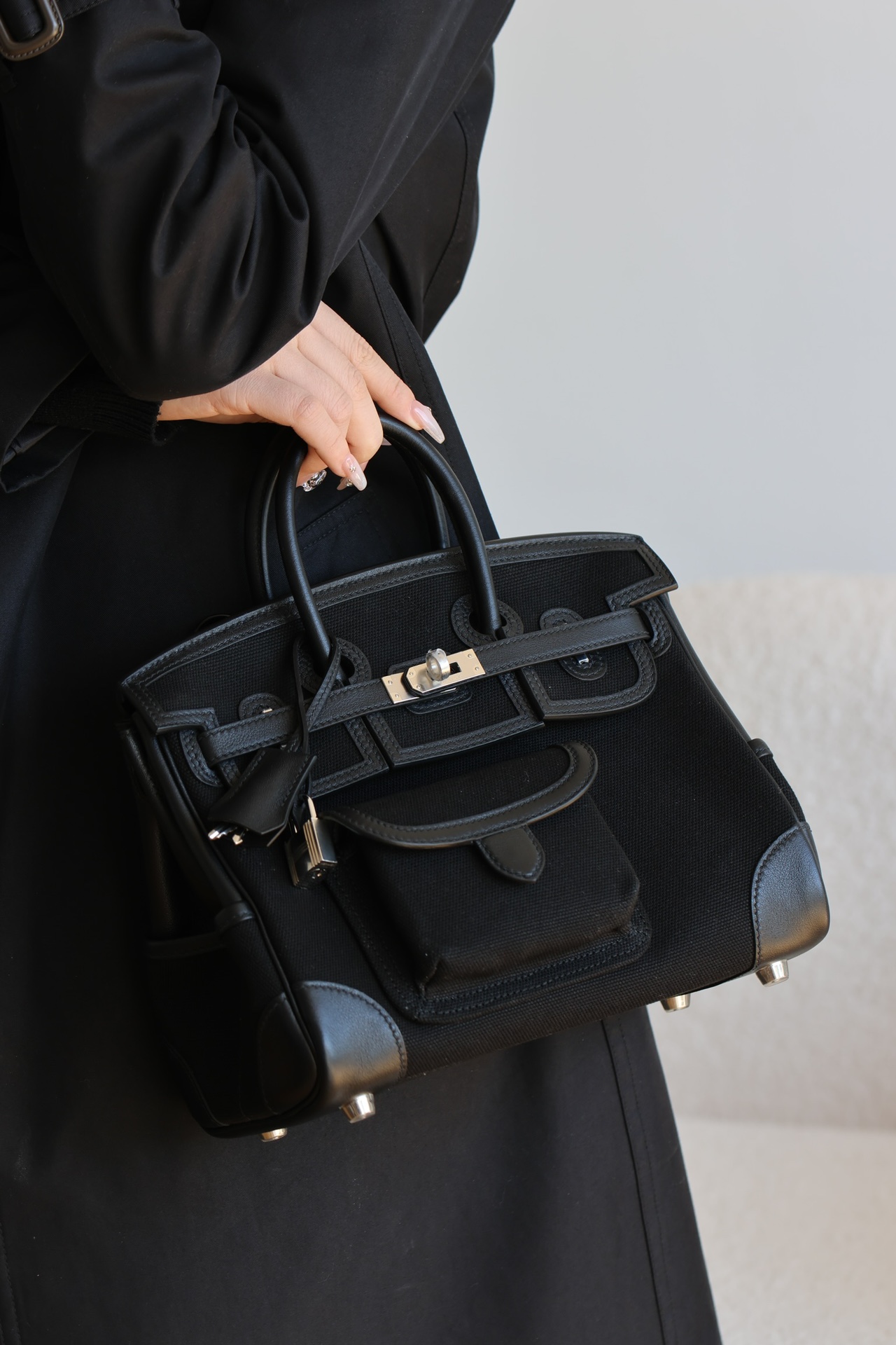 Hermes Cargo #89 Nolr 30cm Canvas with Swift