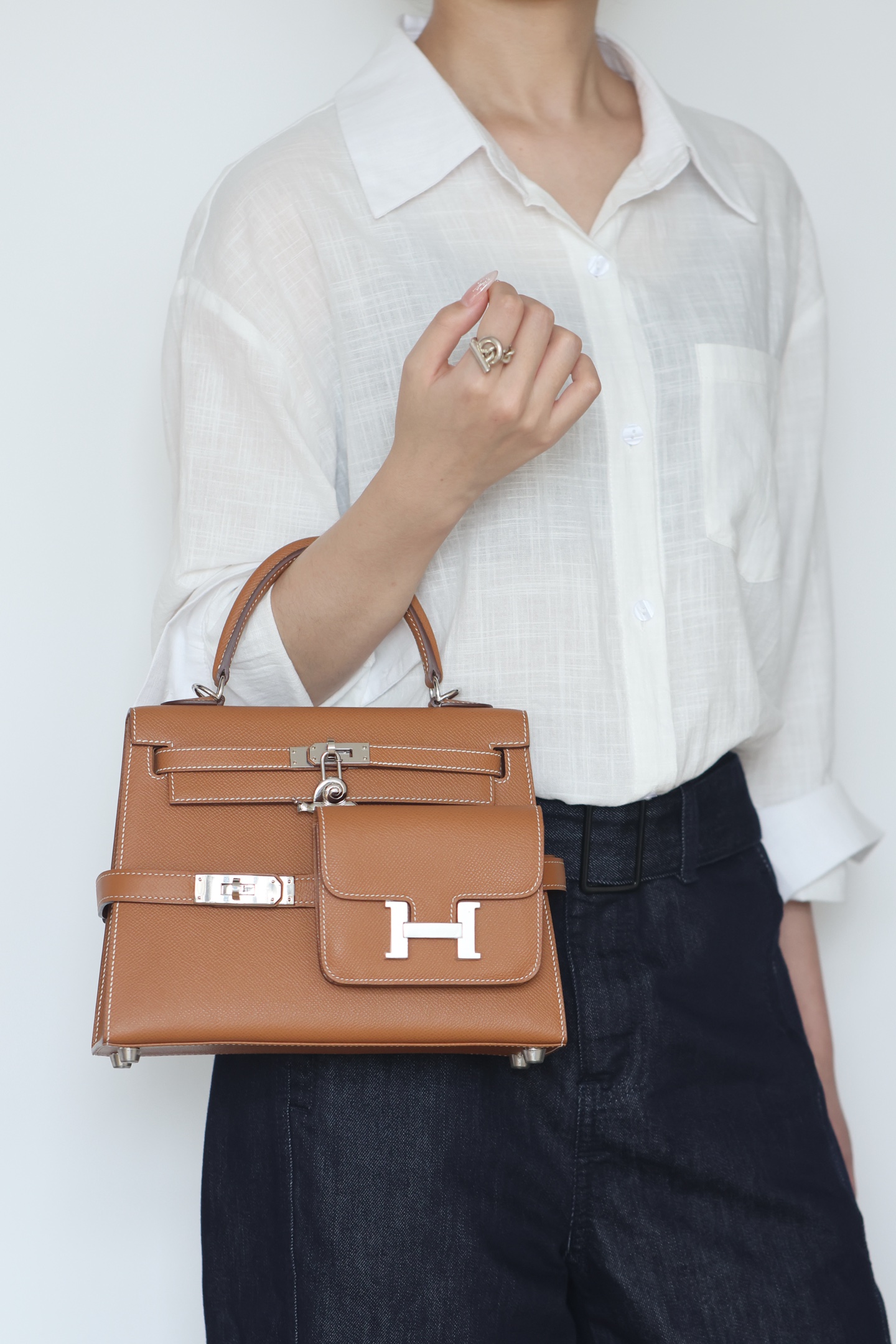 Hermes Kelly #37 Gold  25cm Epsom Sellier