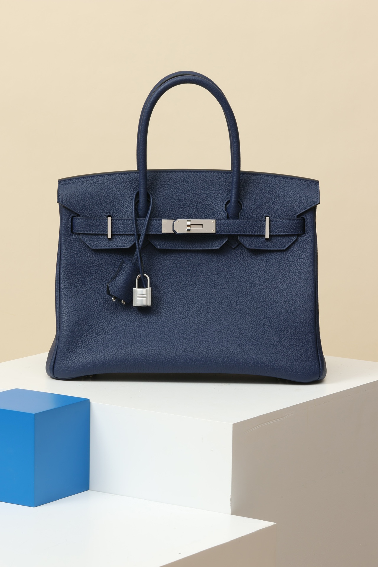 Hermes Birkin #73 Blue Sapphire 25-35cm TOGO