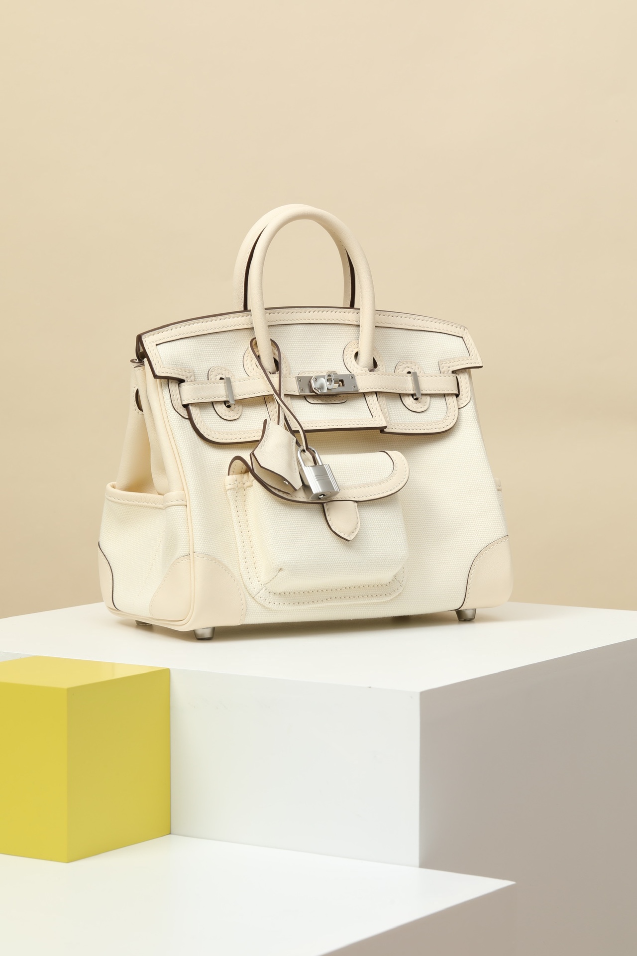 Hermes Cargo #10 Craie Canvas with Swift