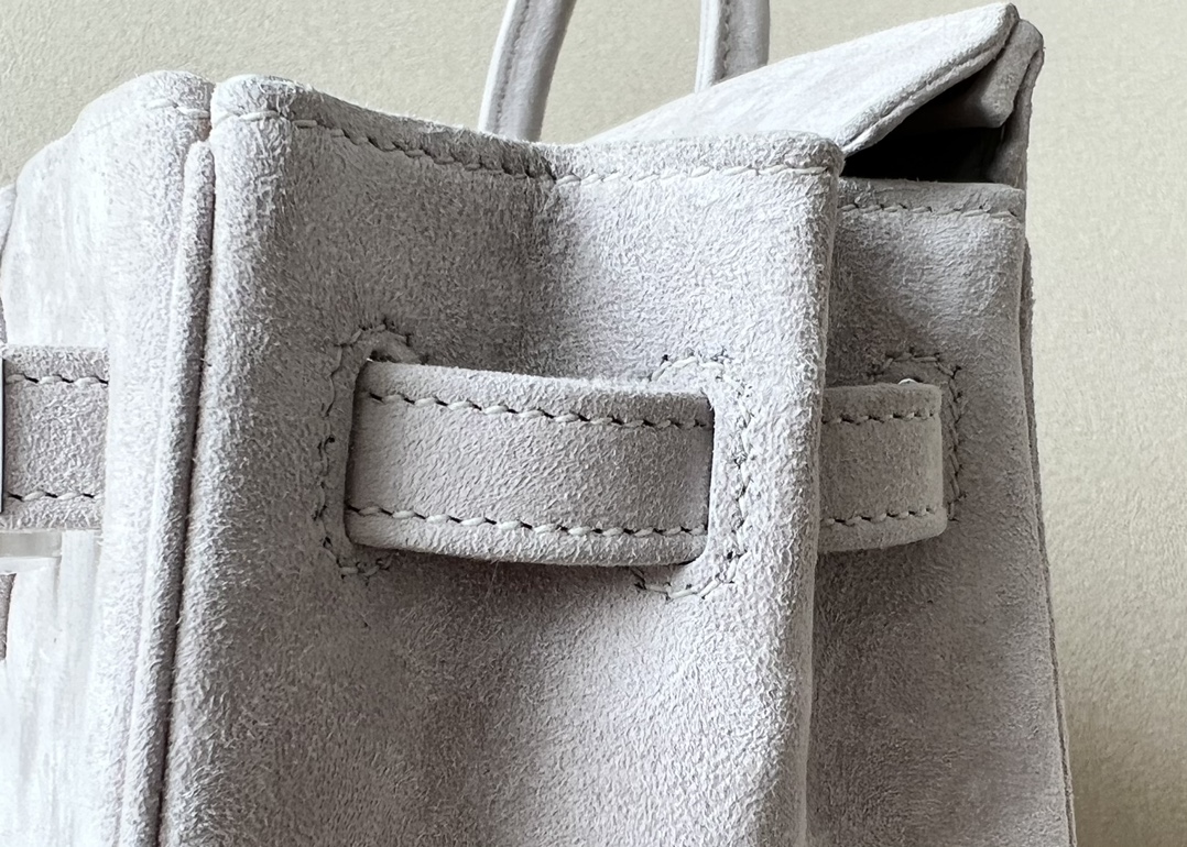 Hermes Birkin #80 Gris perple 25-35cm Doblie Suede