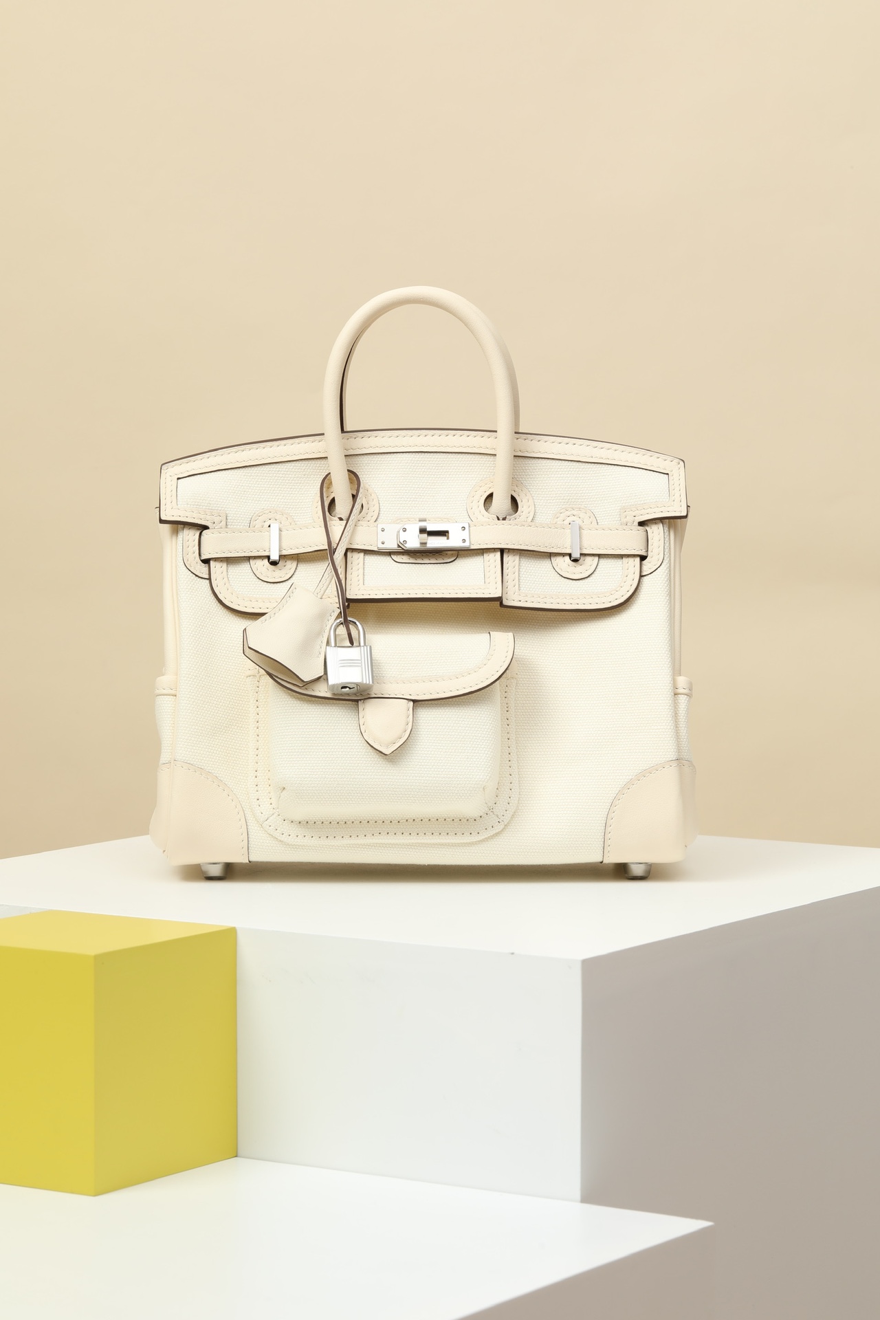 Hermes Cargo #10 Craie Canvas with Swift