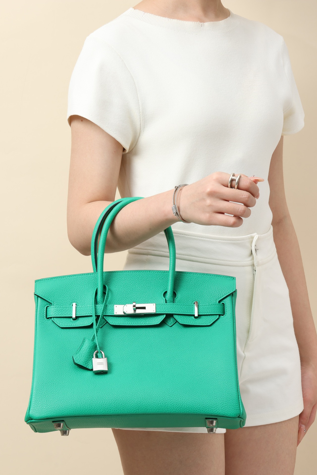 Hermes Birkin #6W Menthe 25-35cm TOGO