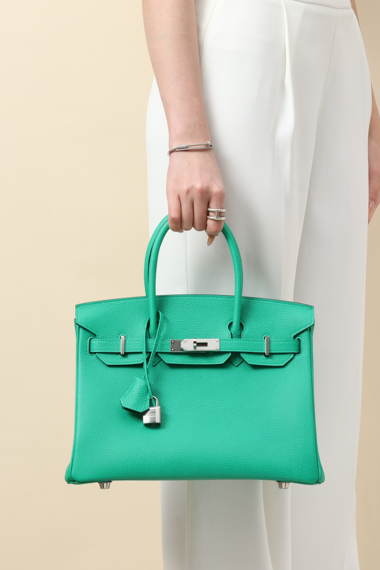 Hermes Birkin #6W Menthe 25-35cm TOGO