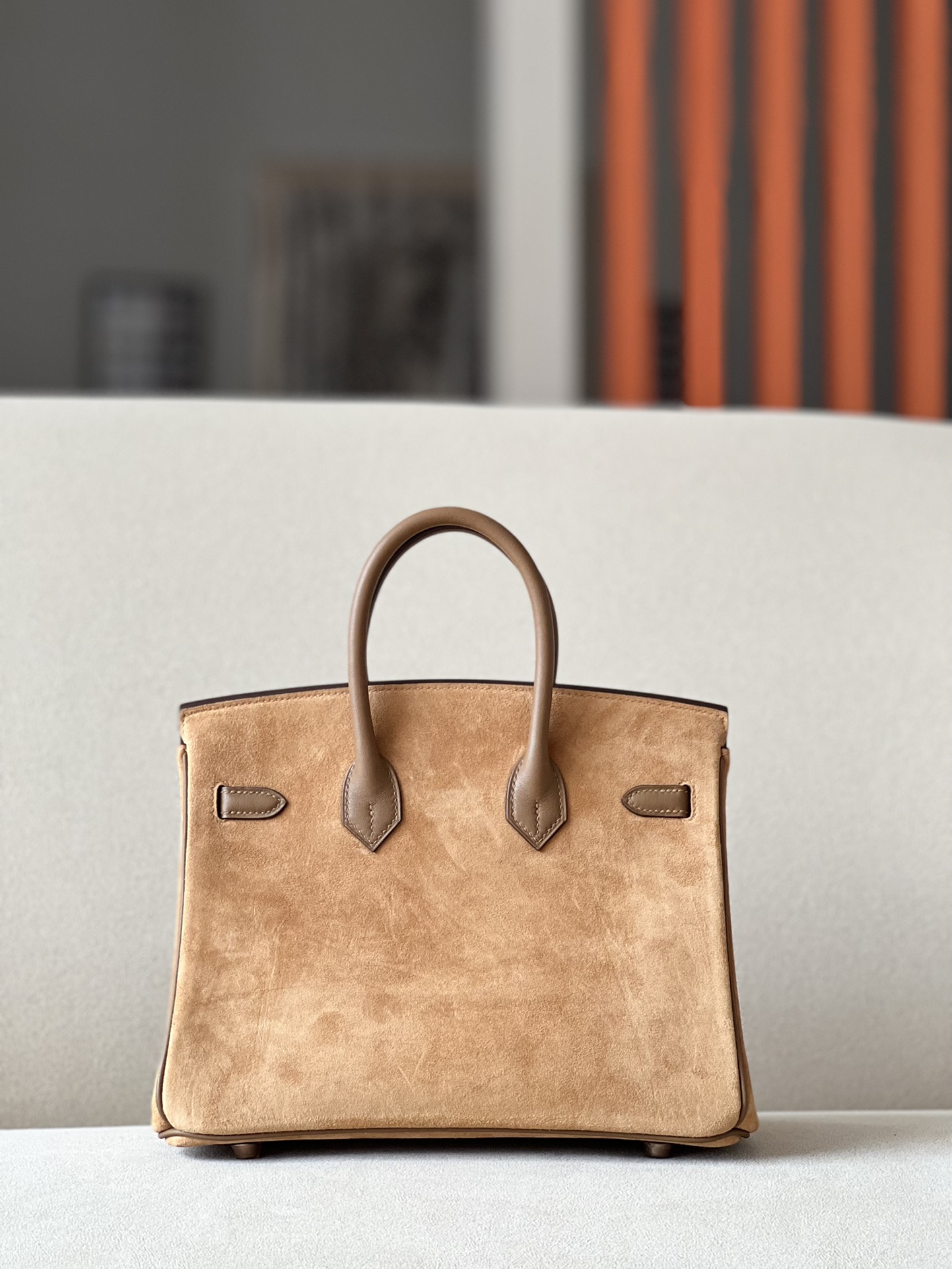 Hermes Birkin #3G Alezazn 25-35cm Suede with Swift