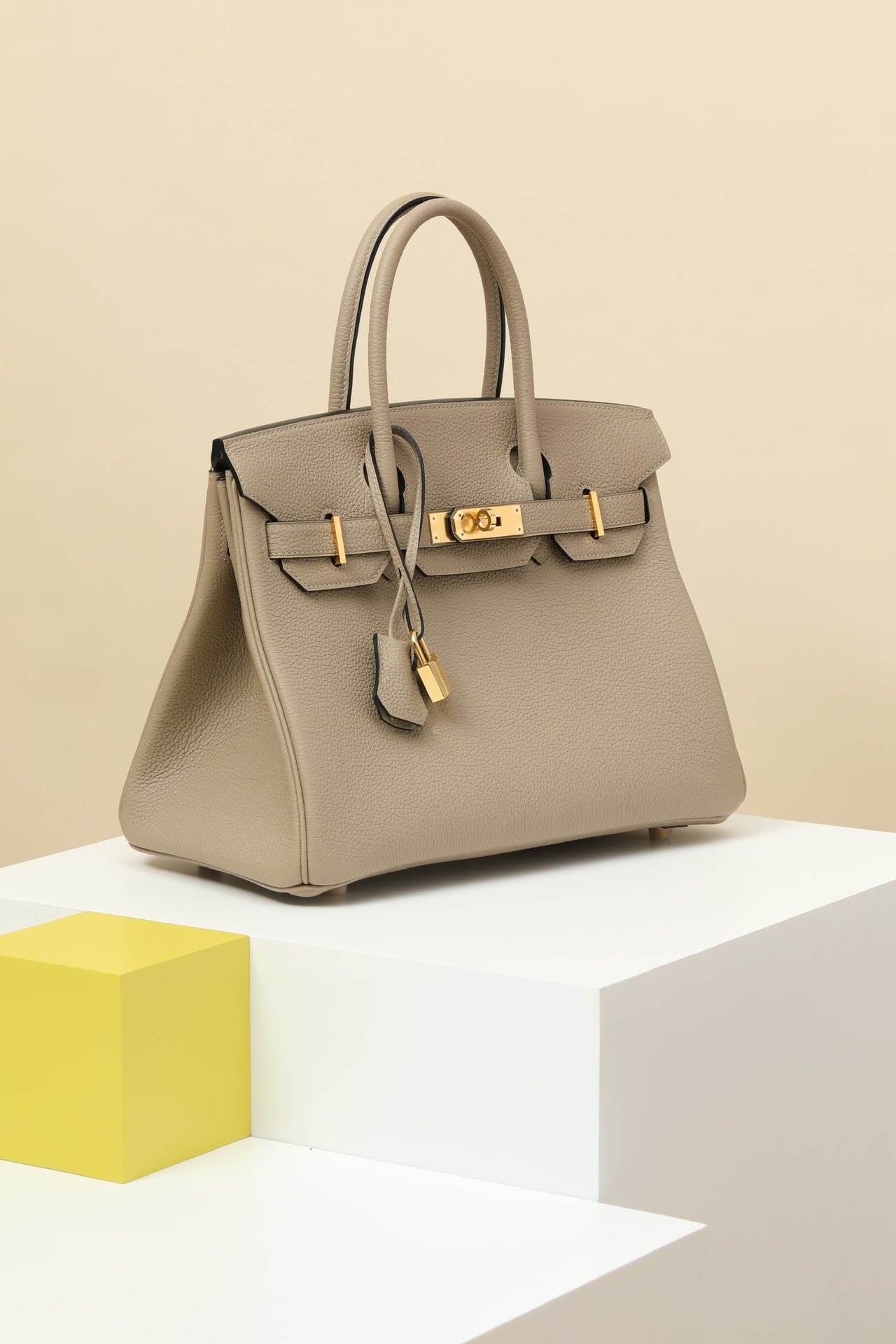 Hermes Birkin #81Gris Tourterelle 25-35cm TOGO