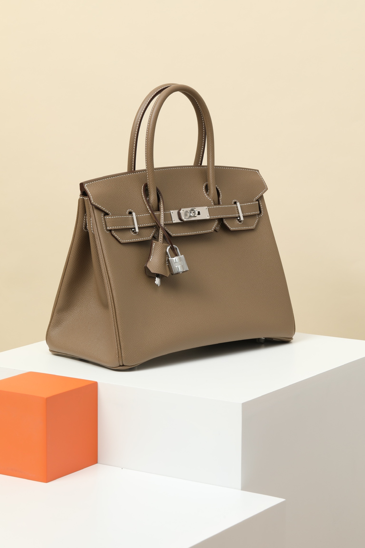 Hermes Birkin #18 Etoupe 25-30 Espom