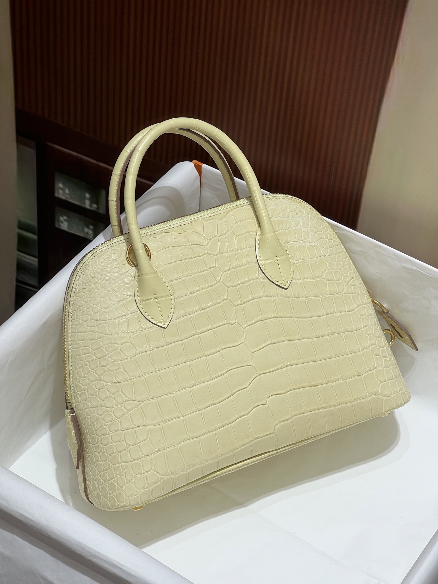 Crocodile skin Bolied  #Y1 Vanilla 18-25cm