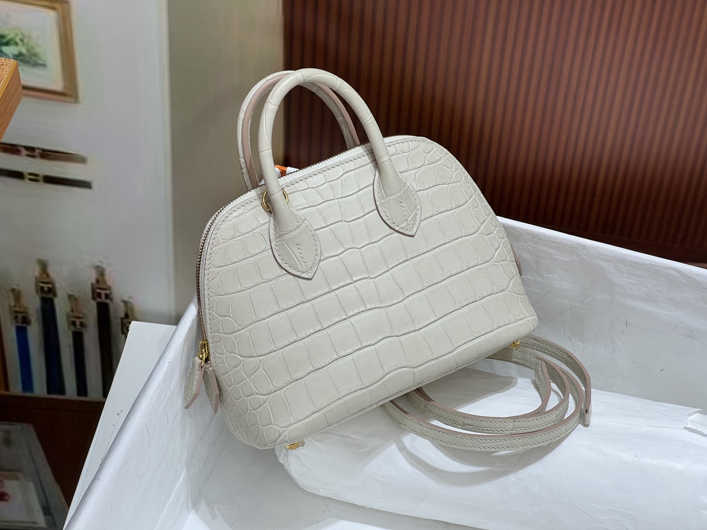 Crocodile skin Bolied #8L Beton 18-25cm