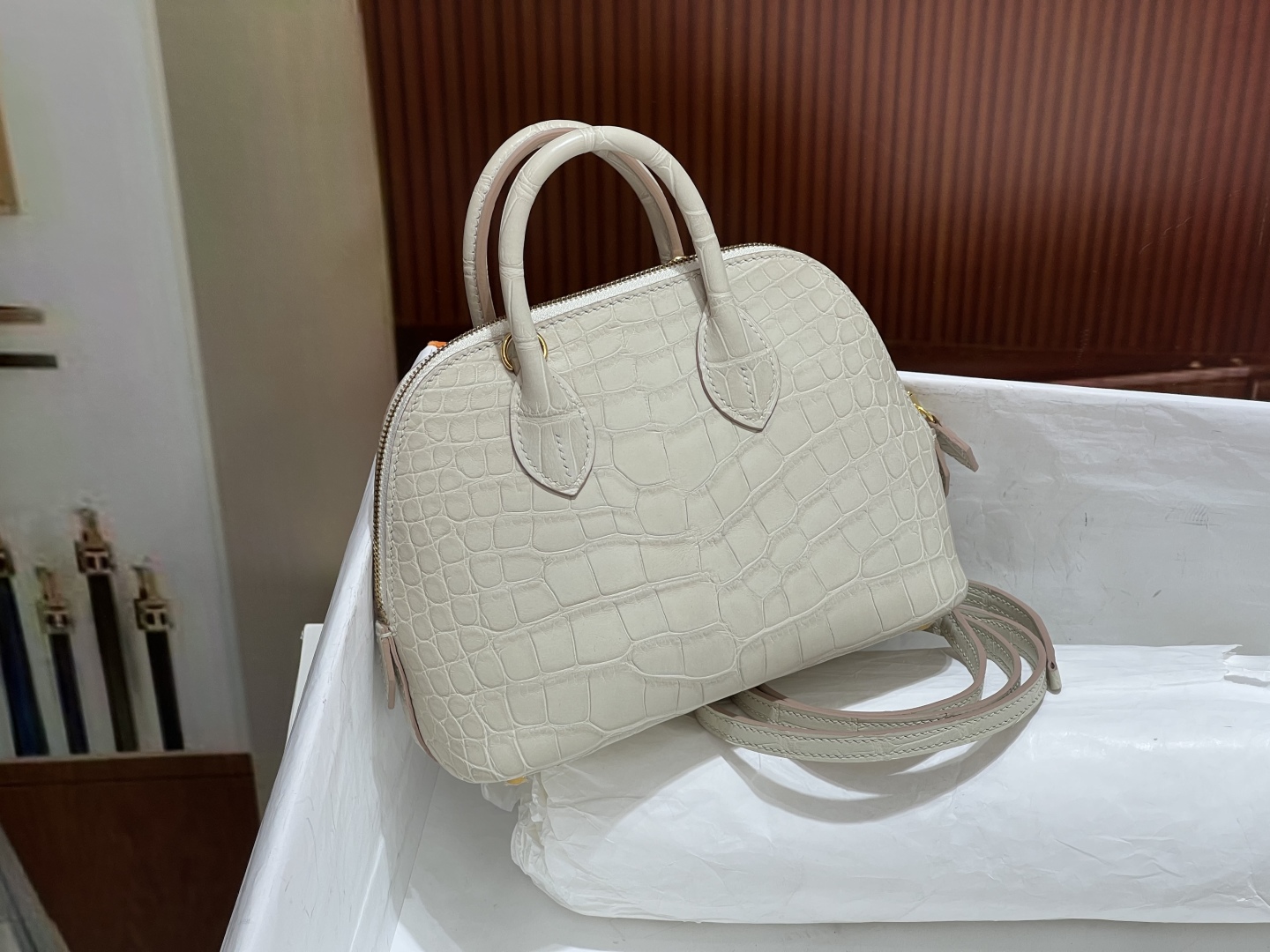 Crocodile skin Bolied #8L Beton 18-25cm