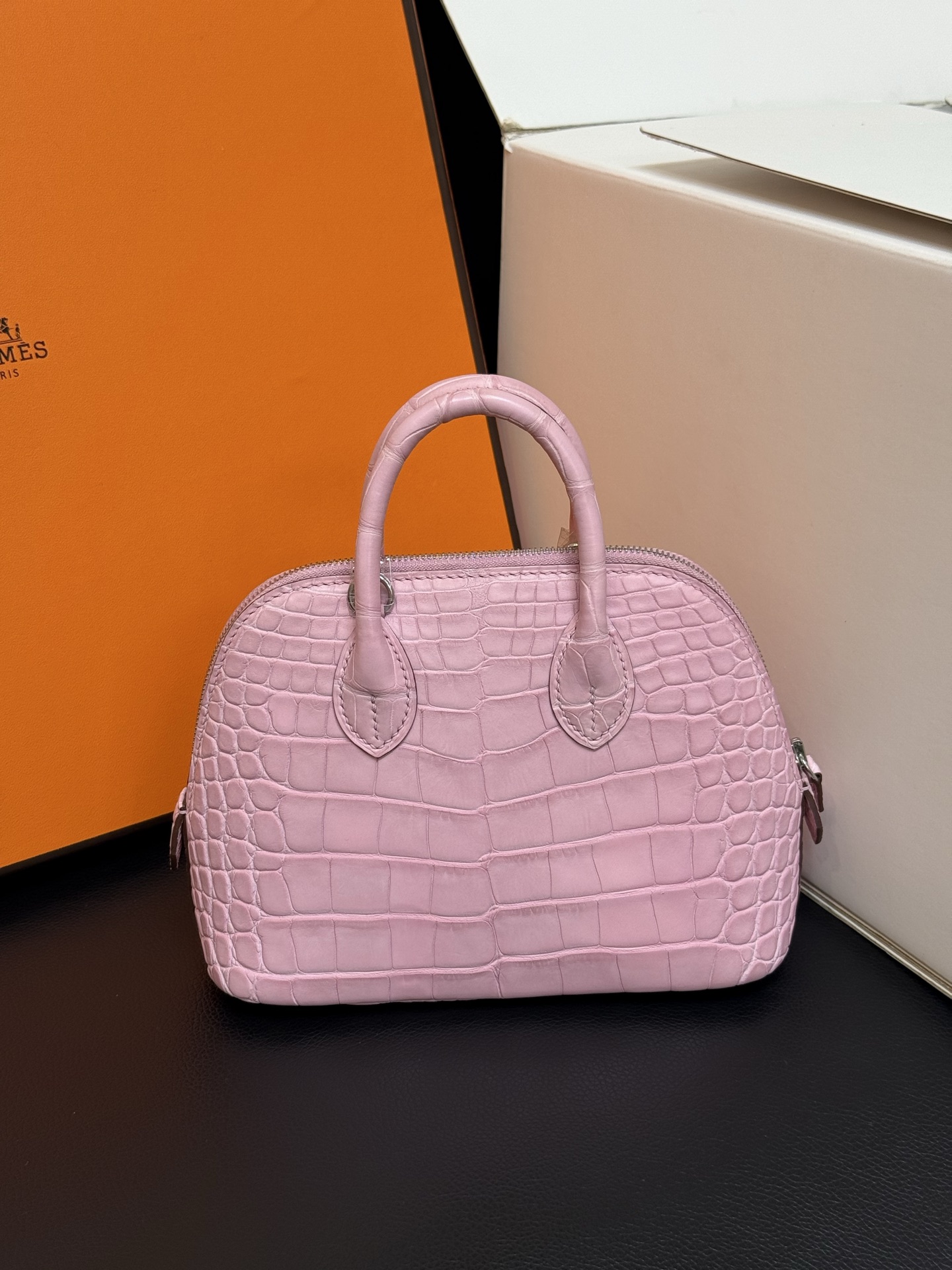 Crocodile skin Bolied #5P Pink 18-25cm