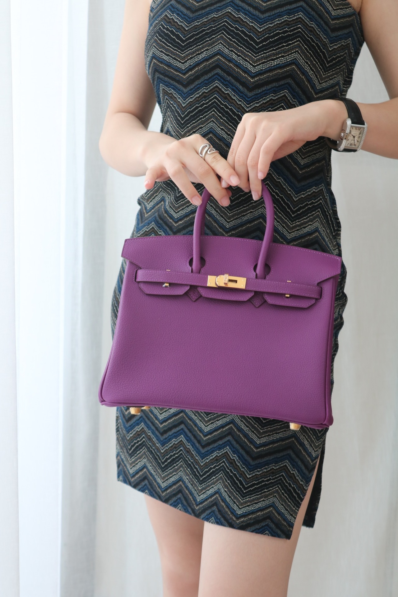 Hermes Birkin #P9 Anemone 25-30 Togo