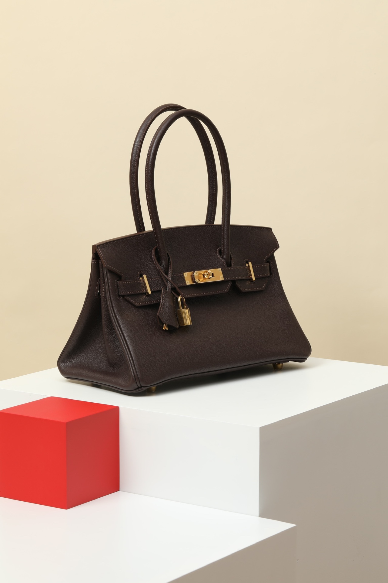 Hermes Brkin shoulder #55 Rouge H 29cm EVERGRAIN