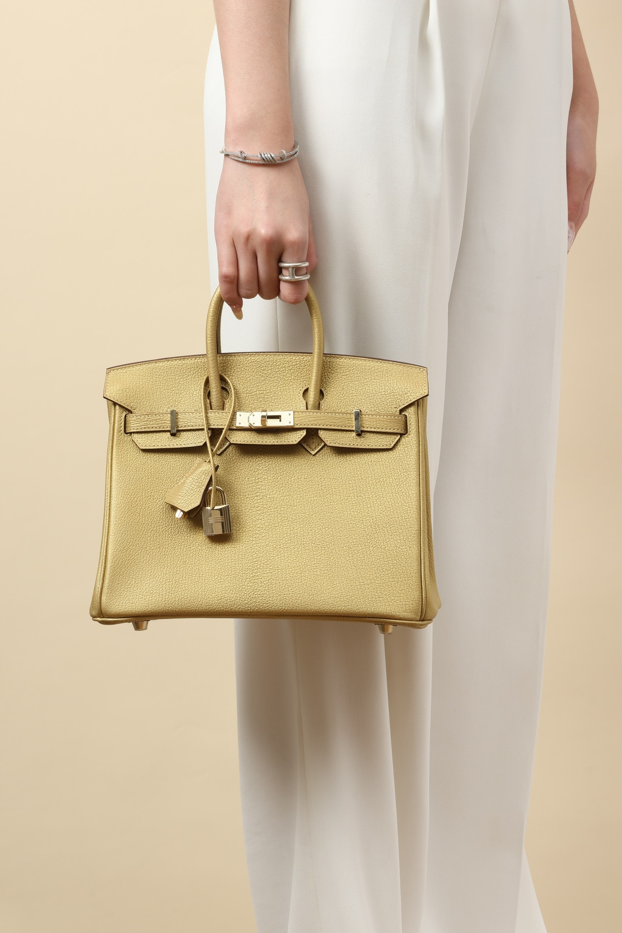 Hermes Birkin #Y9 Olympus 25-35cm Goatskin