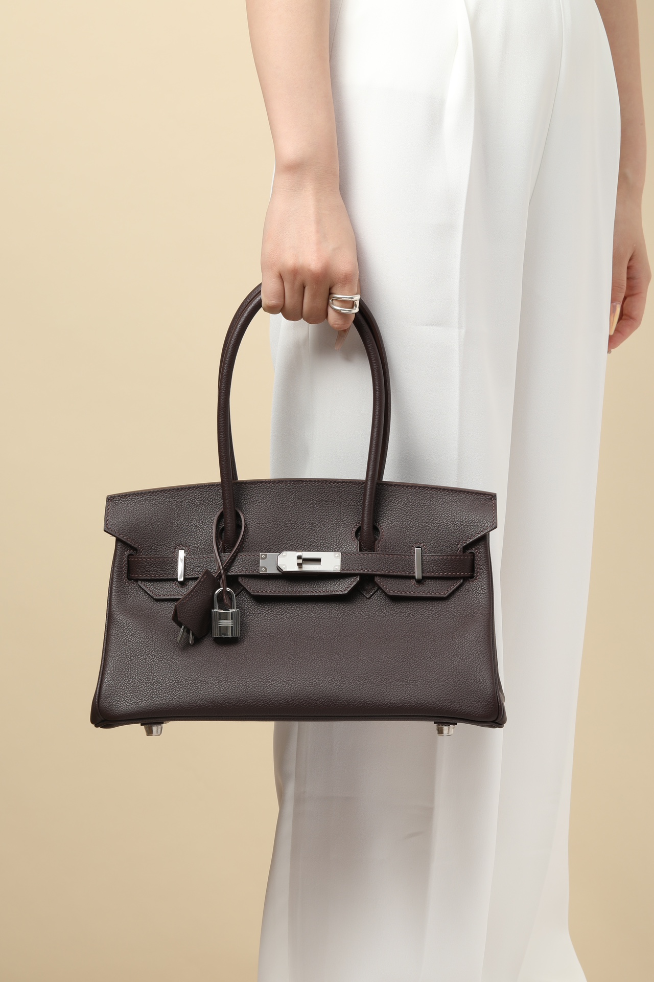 Hermes Brkin shoulder #55 Rouge H 29cm EVERGRAIN