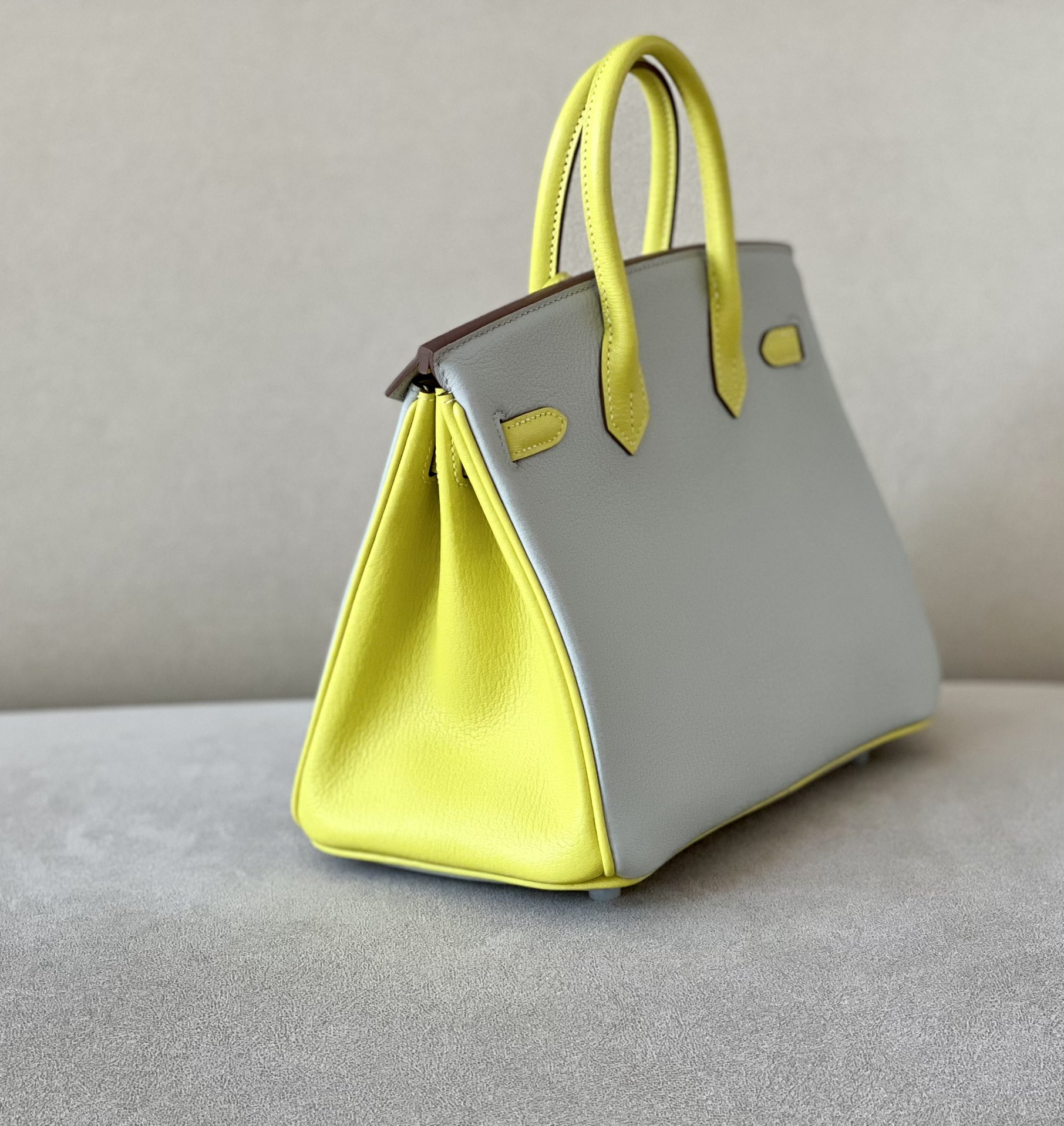 Hermes Birkin Color blocking 25-35cm Goatskin