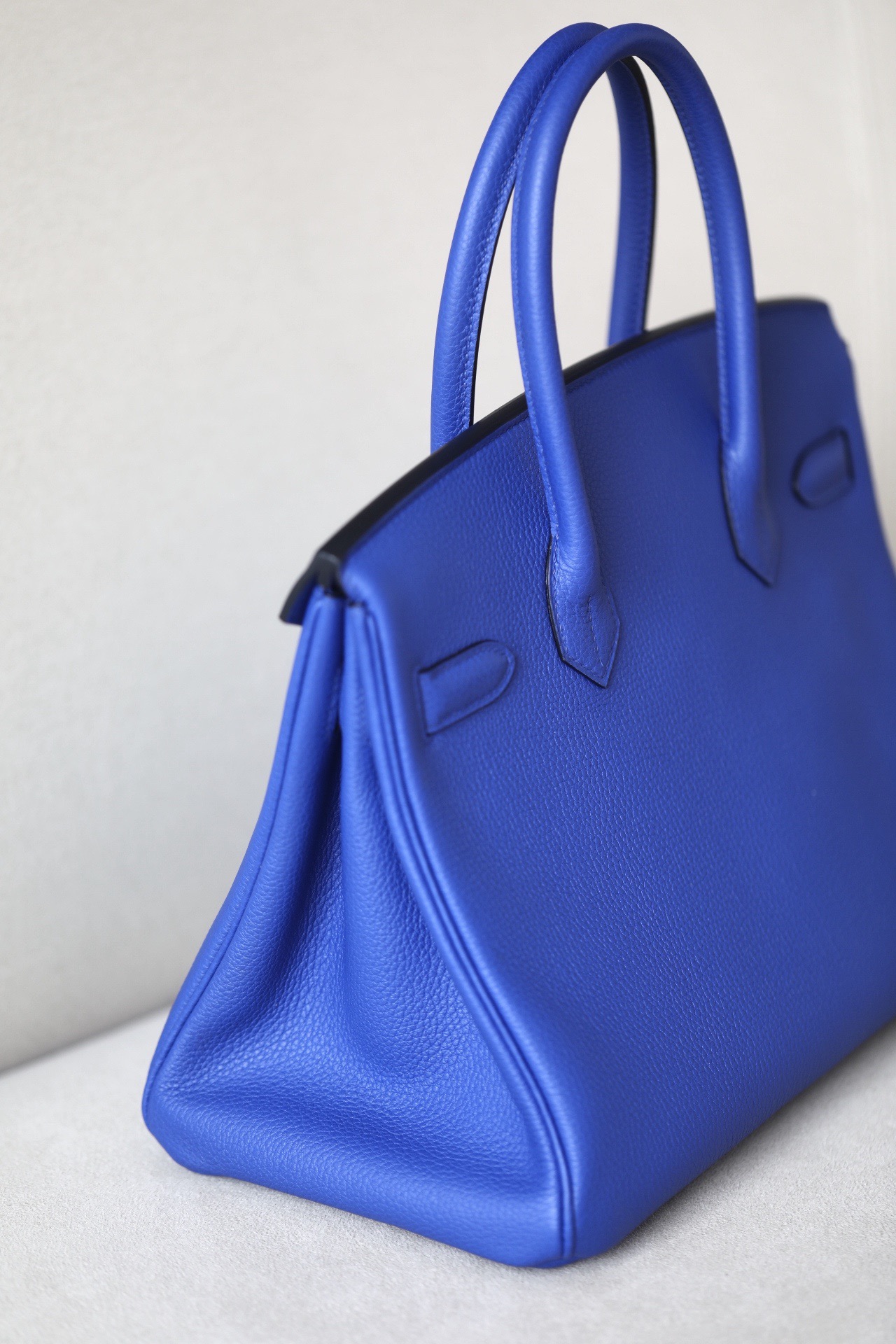 Hermes Birkin #7T Blue Elevtric 25-30 Togo