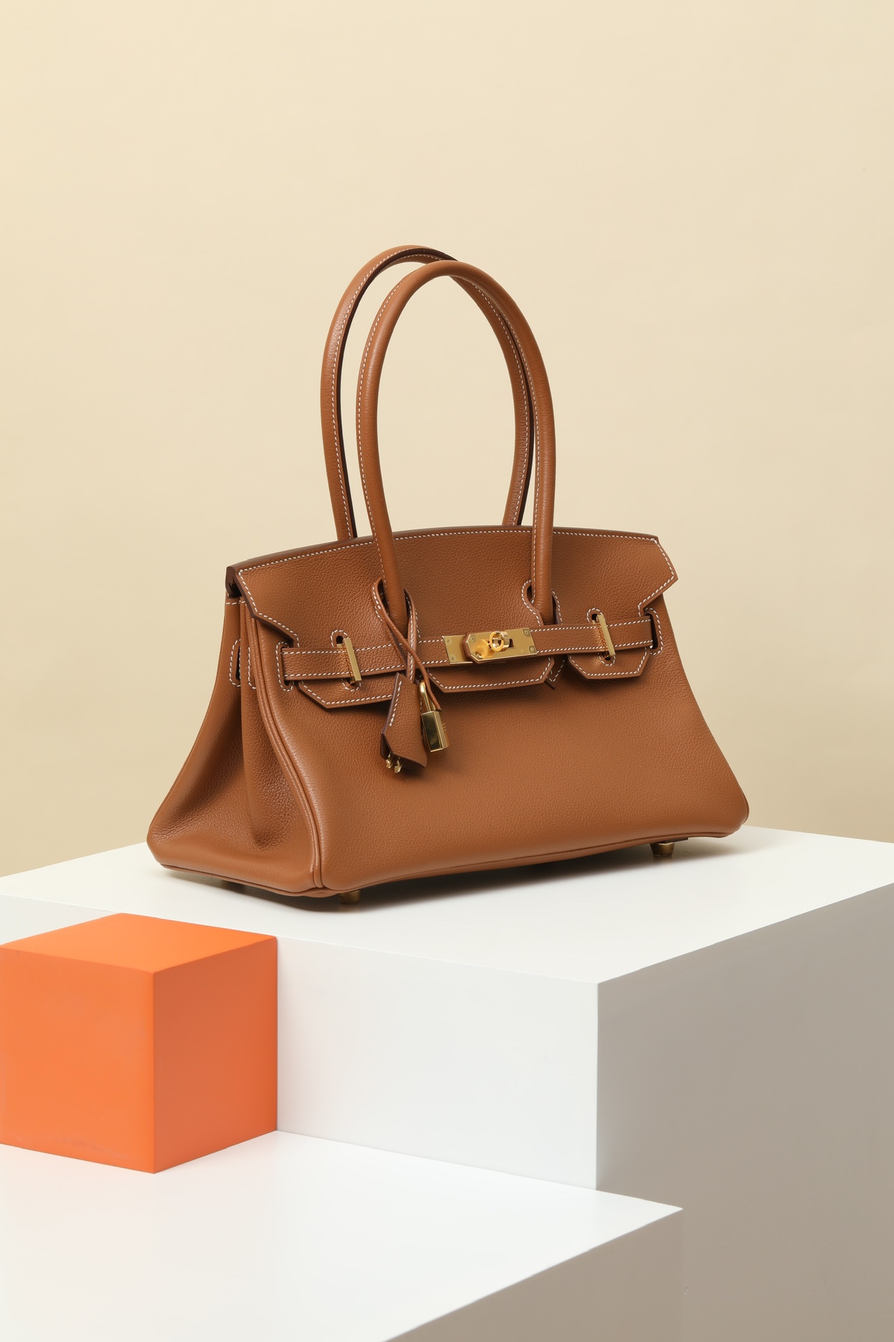 Hermes Brkin shoulder #37 Gold 29cm EVERGRAIN