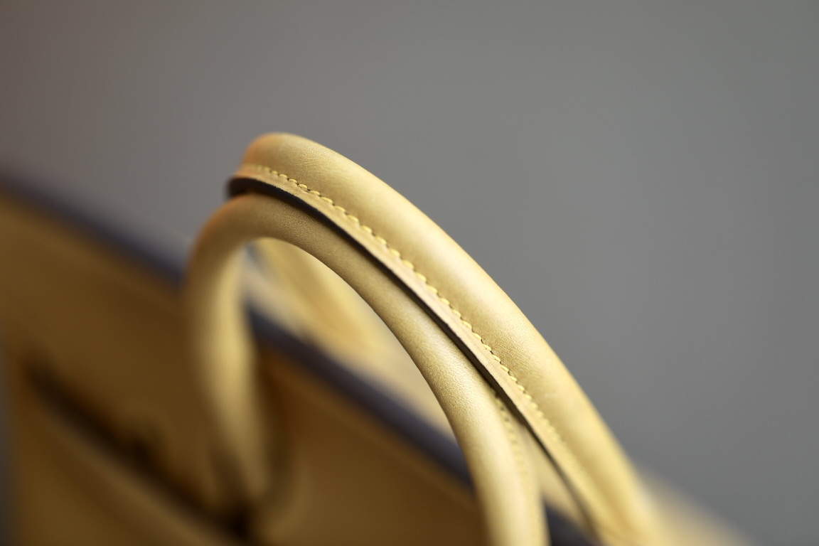 Hermes Birkin #1Z Jaune Poussin 25-30 Barenia Faubourg