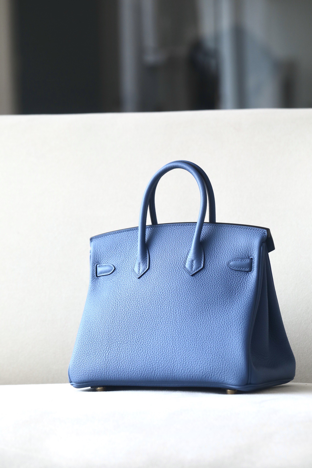 Hermes Birkin #R2 Blue agate 25-30 Togo