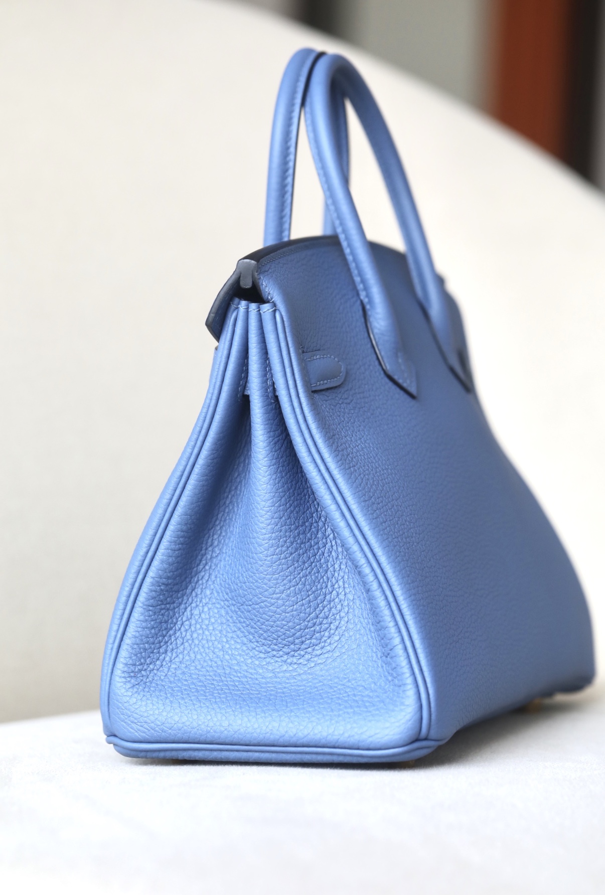 Hermes Birkin #R2 Blue agate 25-30 Togo