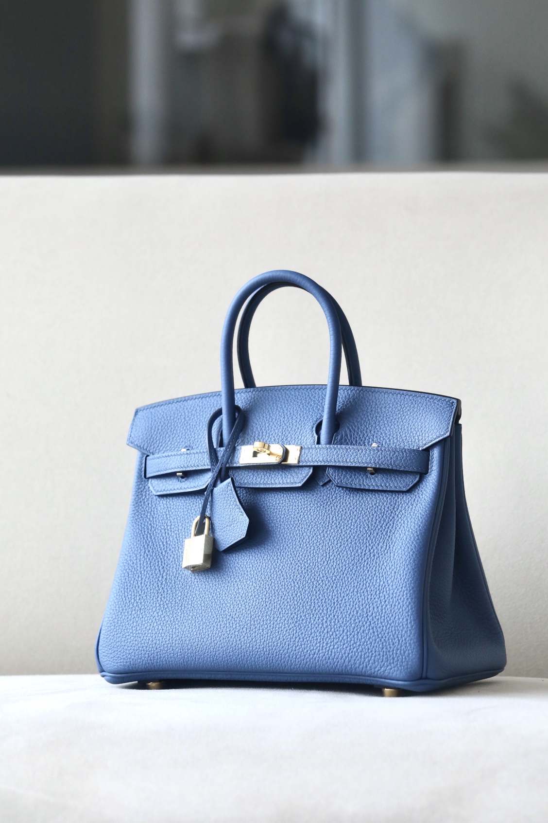 Hermes Birkin #R2 Blue agate 25-30 Togo