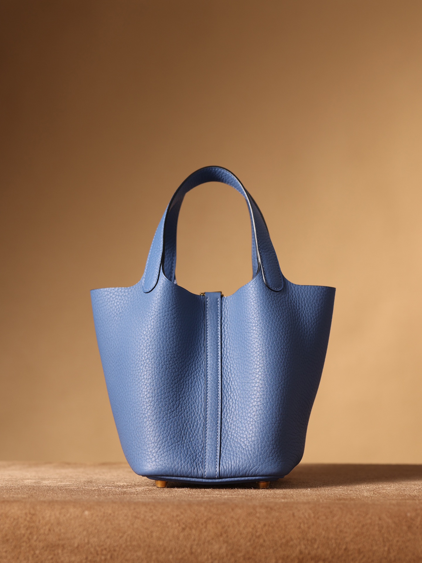 Hermes Picotin #R2 Blue agate 18-22cm TOGO